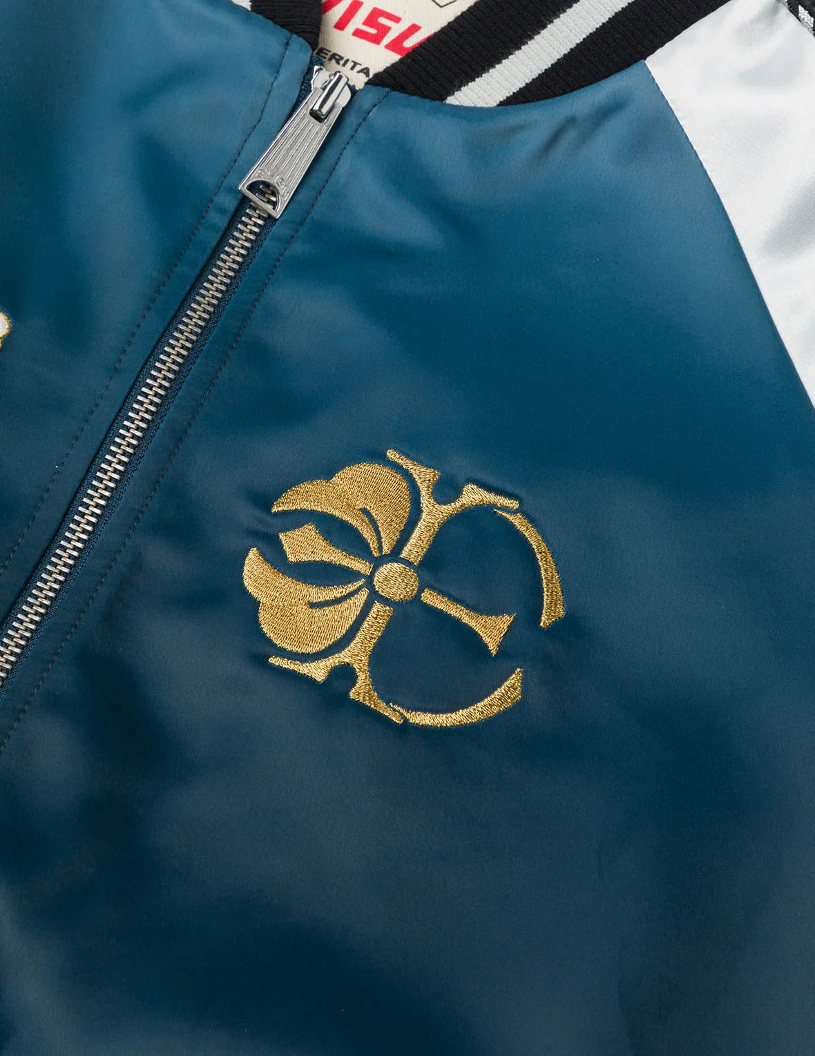 Hakutaku Embroidery Regular Fit Souvenior Jacket - Image 7