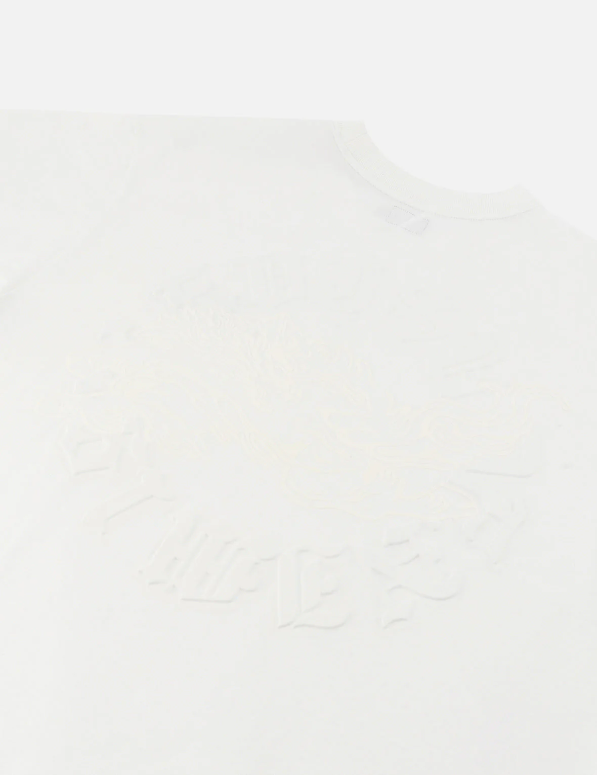 Hakutaku Print and Seagull Emboss Print Loose Fit T-shirt - Image 6