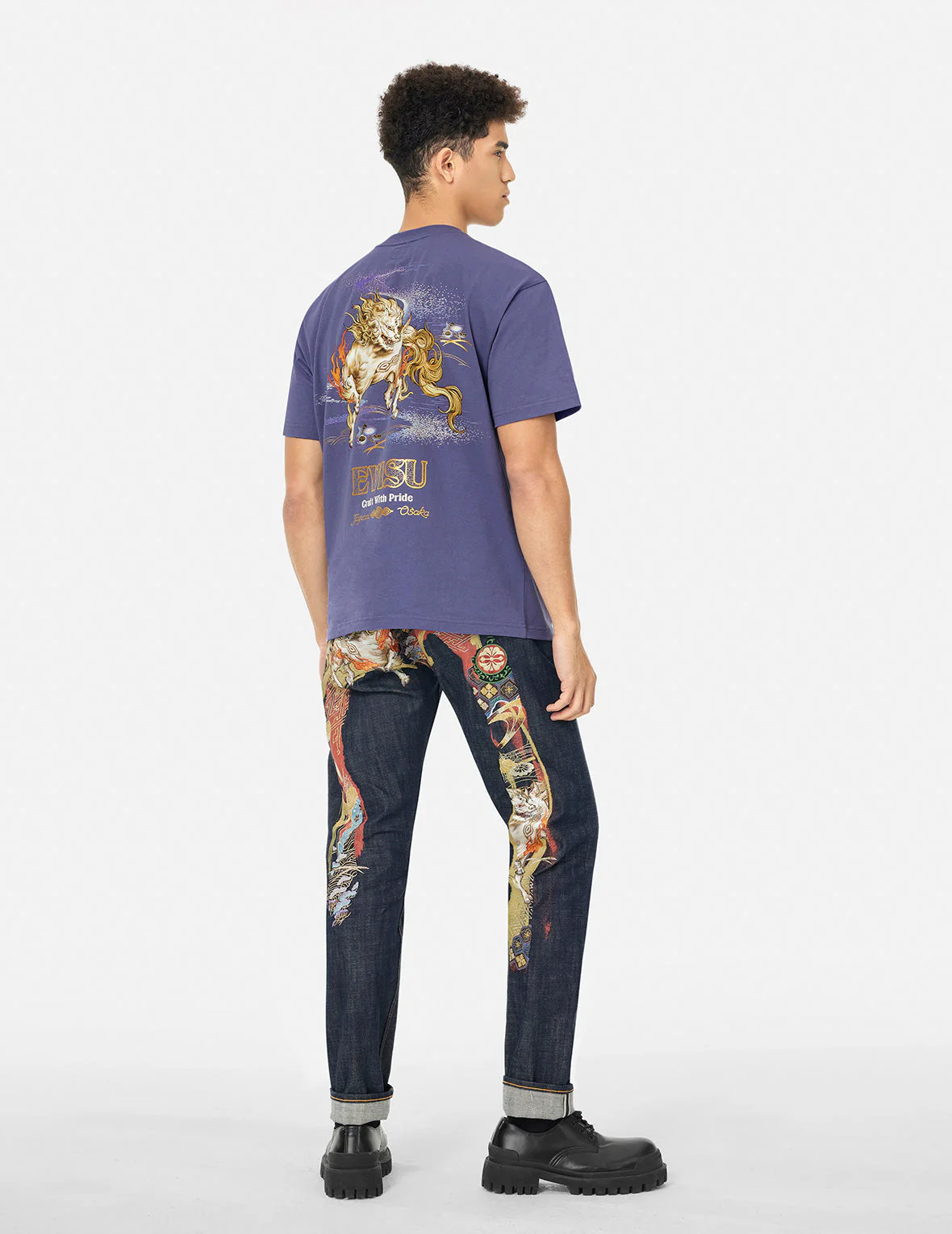 Hakutaku Print Relax Fit T-Shirt - Image 6