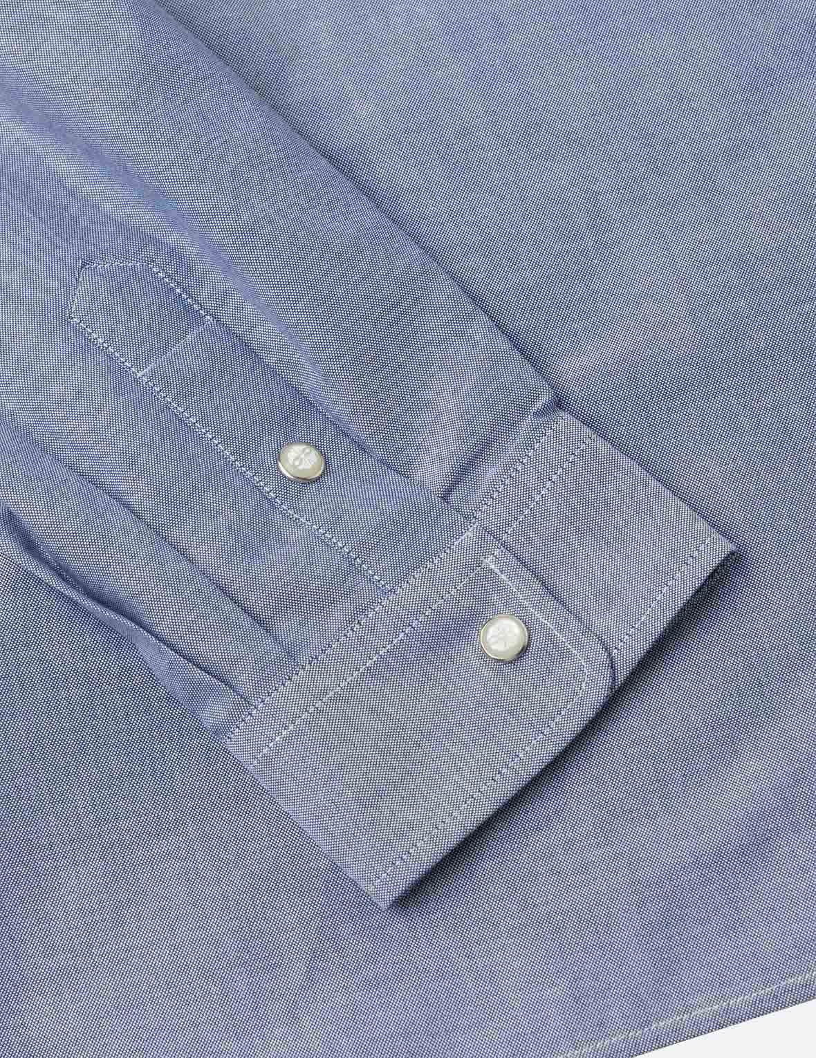 Half Kamon Embroidery and Print Relax Fit Shirt - Image 14