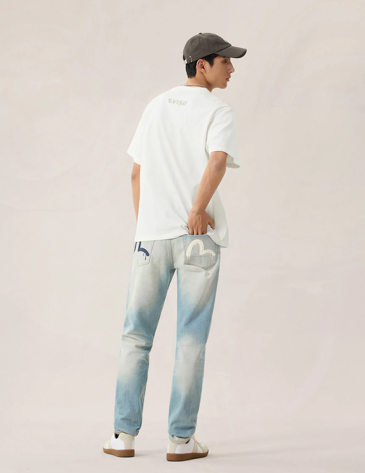 Hand-Brushed Seagull Print T-Shirt - Image 11