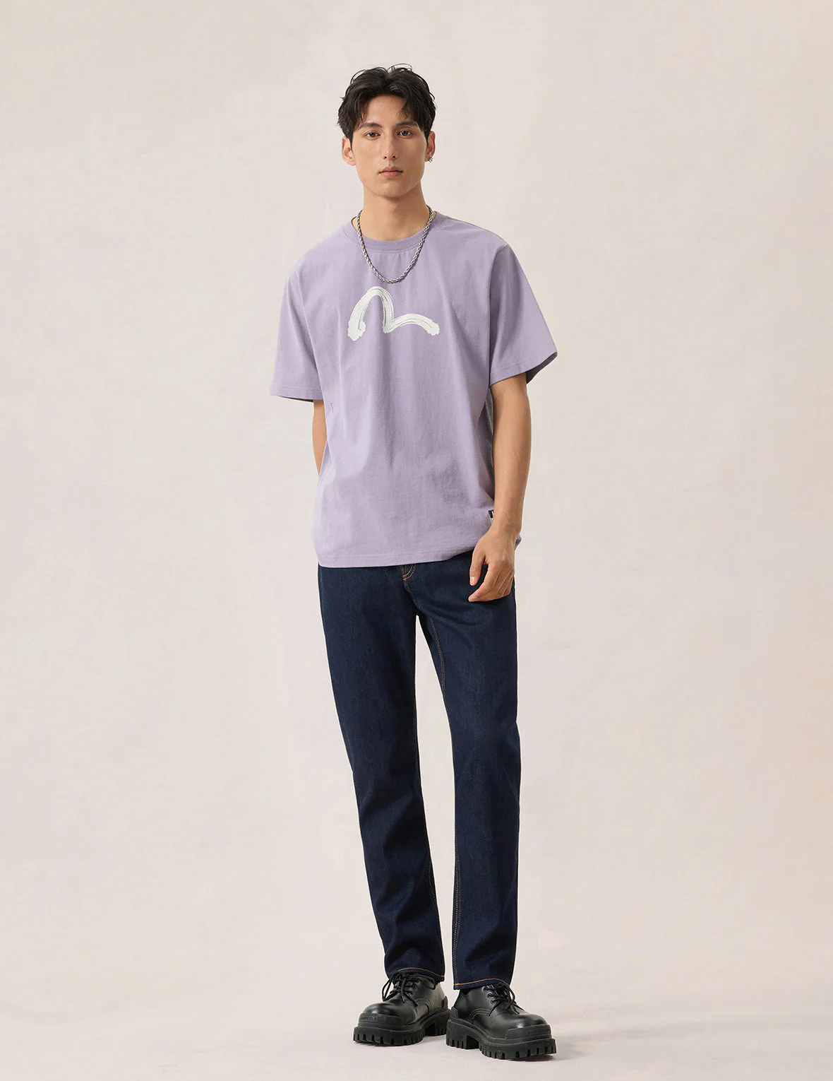 Hand-Brushed Seagull Print T-Shirt - Image 7