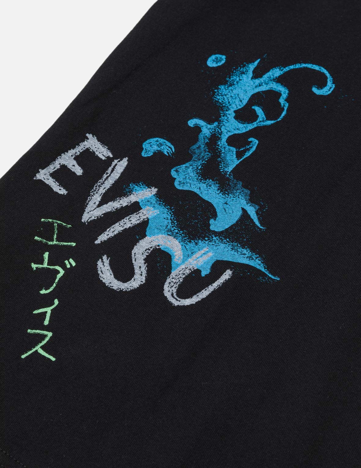Hand-drawn Daicock and Multi-pocket Graffiti T-shirt - Image 19