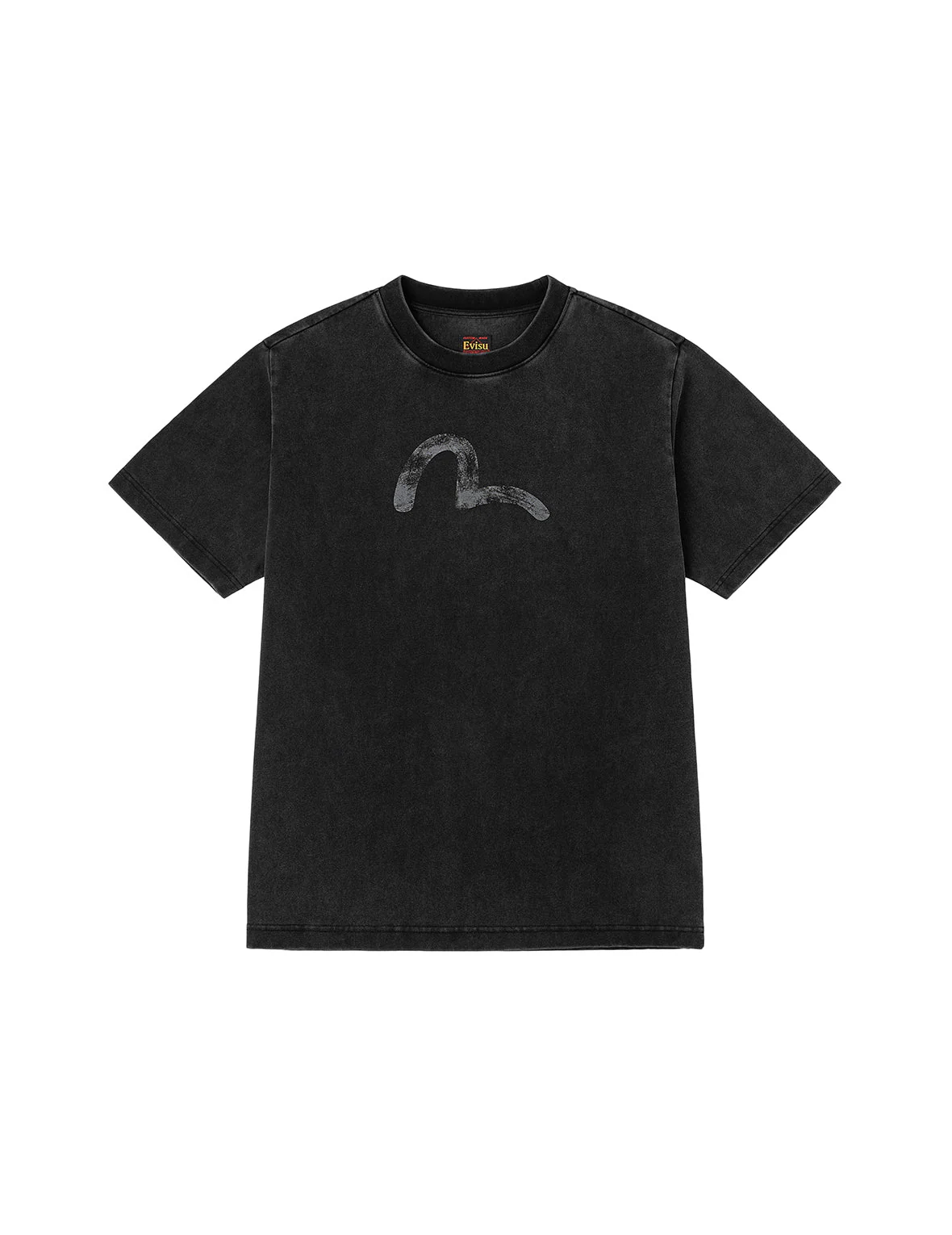 Hand-Drawn Seagull Print Relax Fit T-Shirt - Image 22