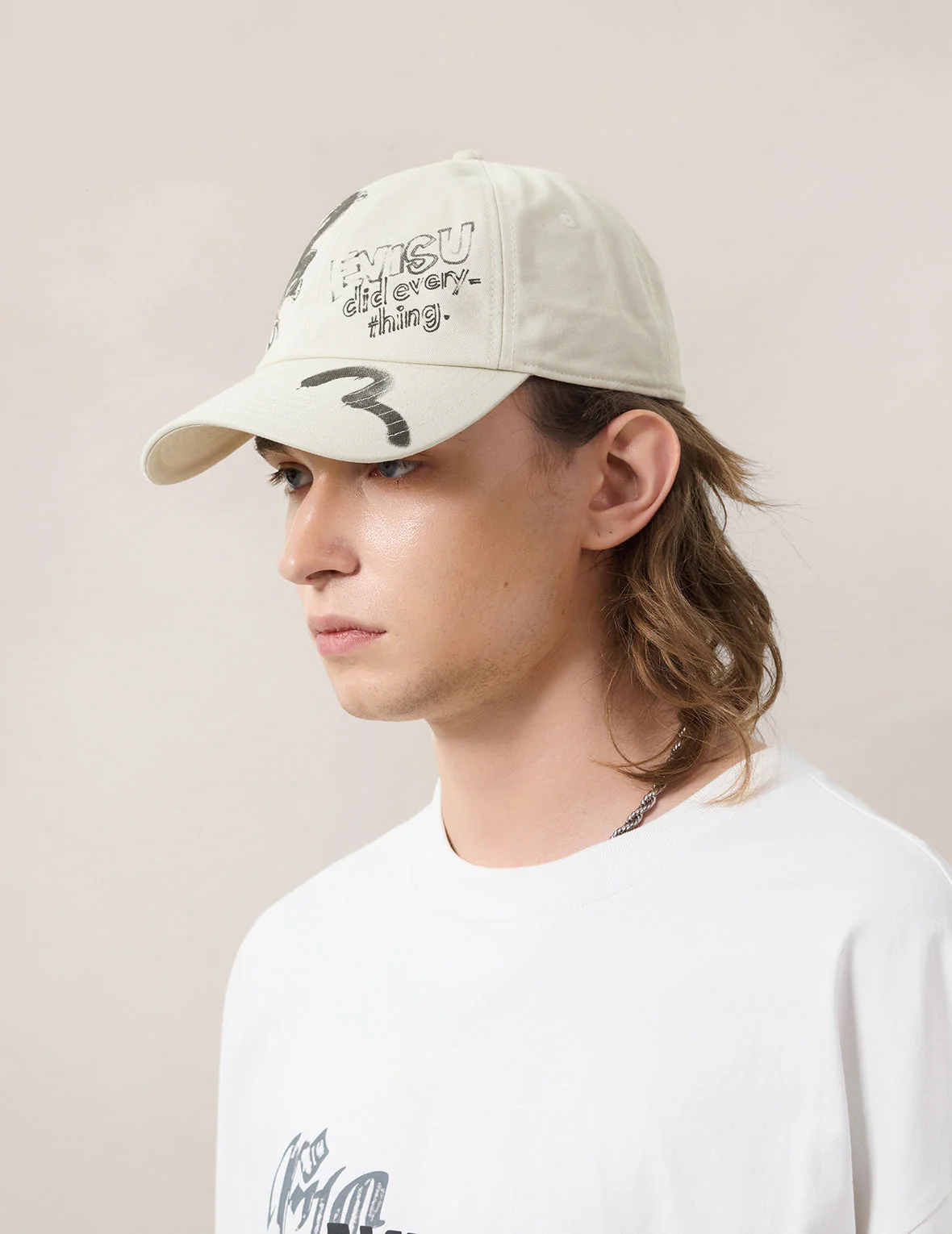 Hand-drawn style Brand Motif Cap - Image 7