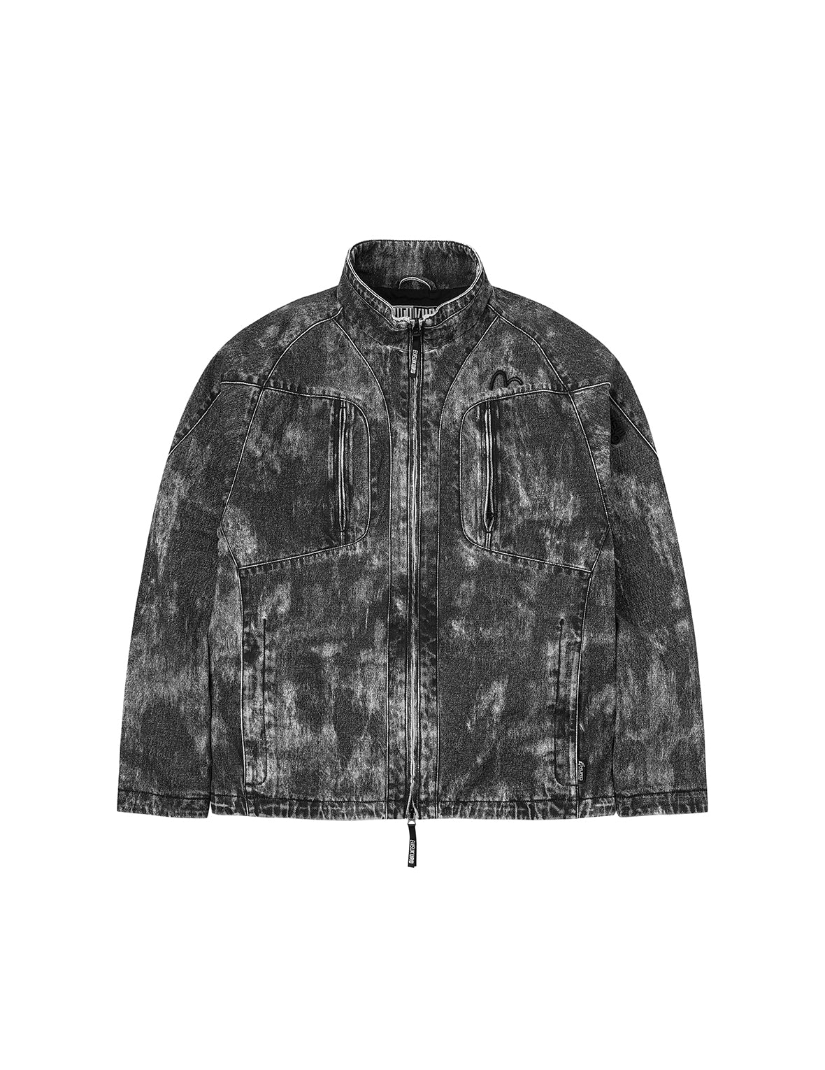 Hand Painted Allover Print Regular Fit Jacket - Image 17