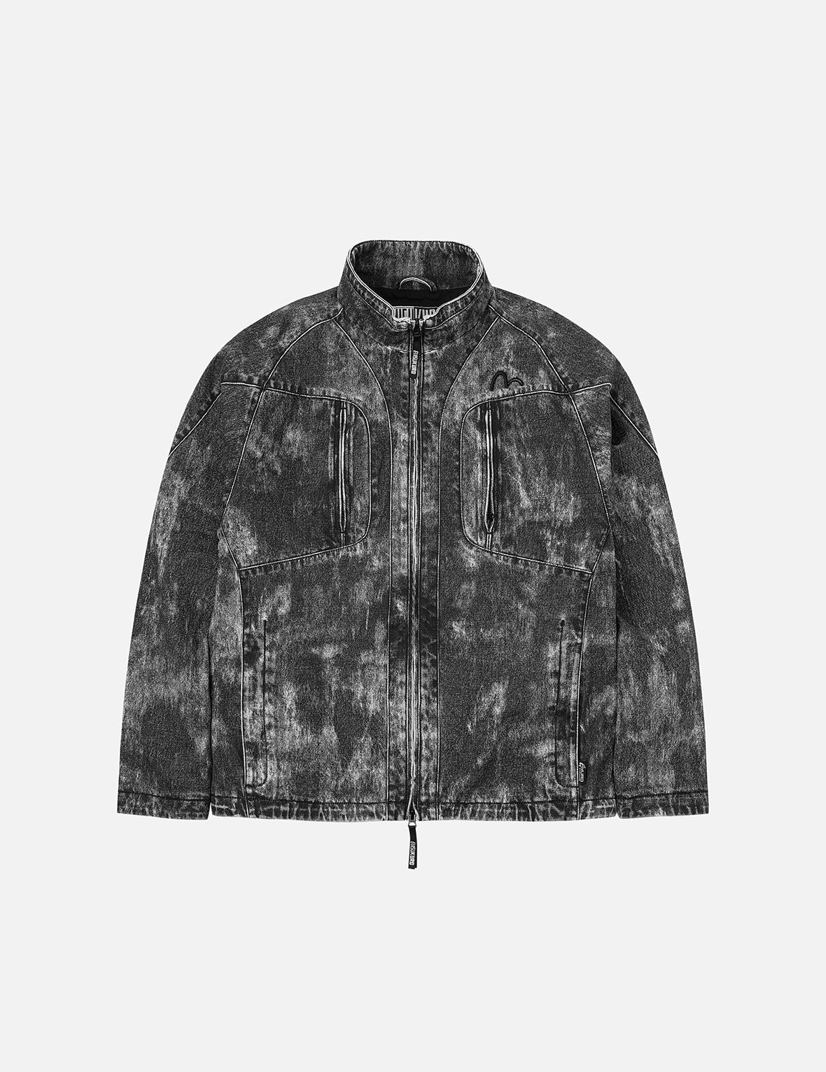 Hand Painted Allover Print Regular Fit Jacket - Image 3