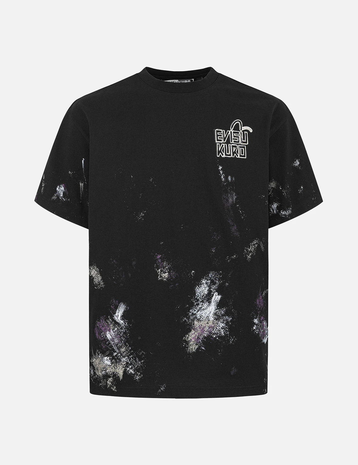 Handbrushed Print Regular Fit T-Shirt