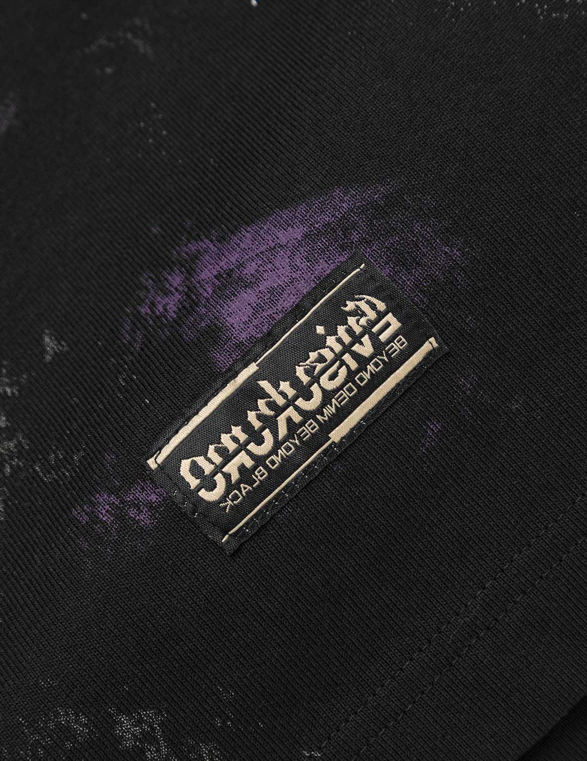 Handbrushed Print Regular Fit T-Shirt - Image 6