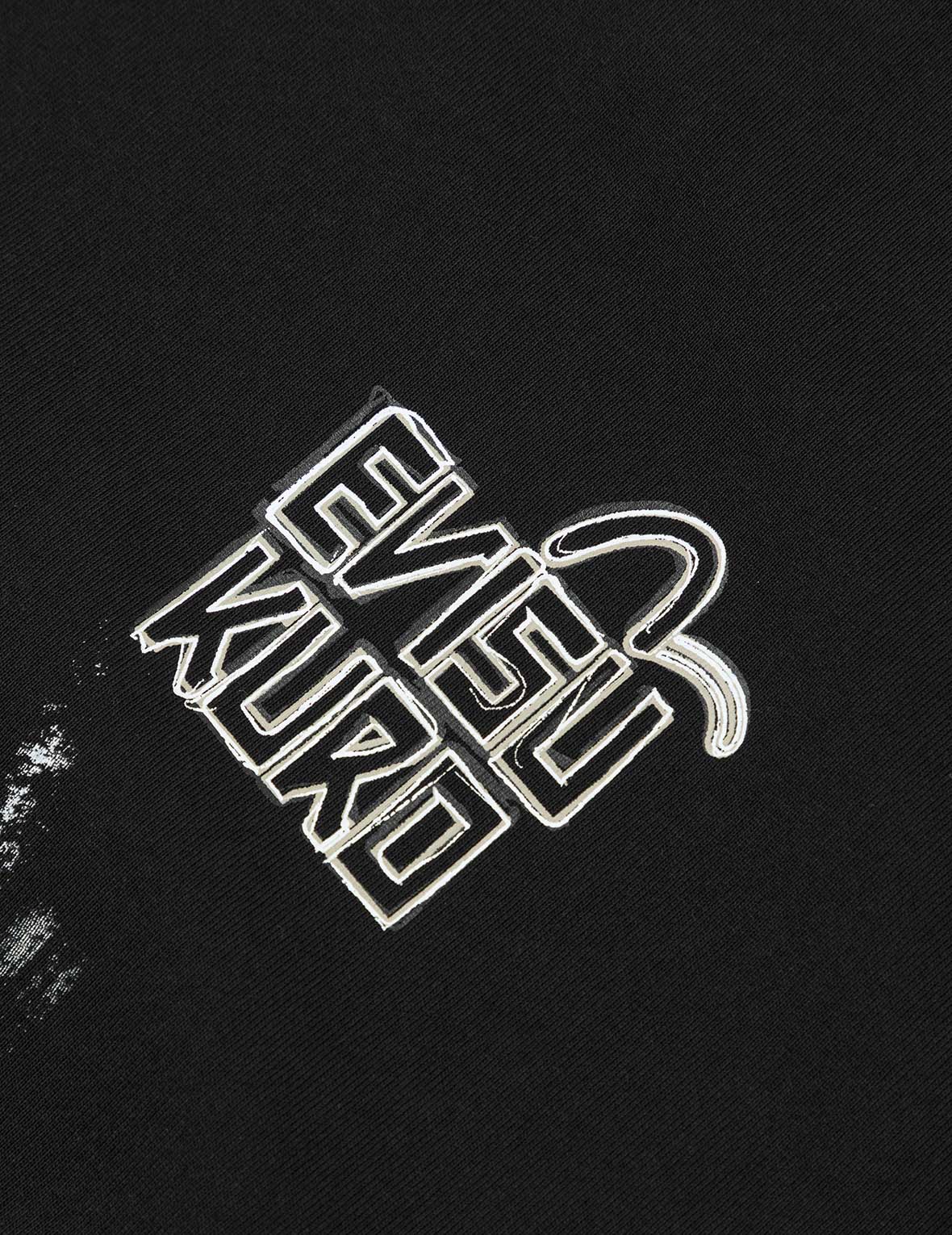 Handbrushed Print Regular Fit T-Shirt - Image 8