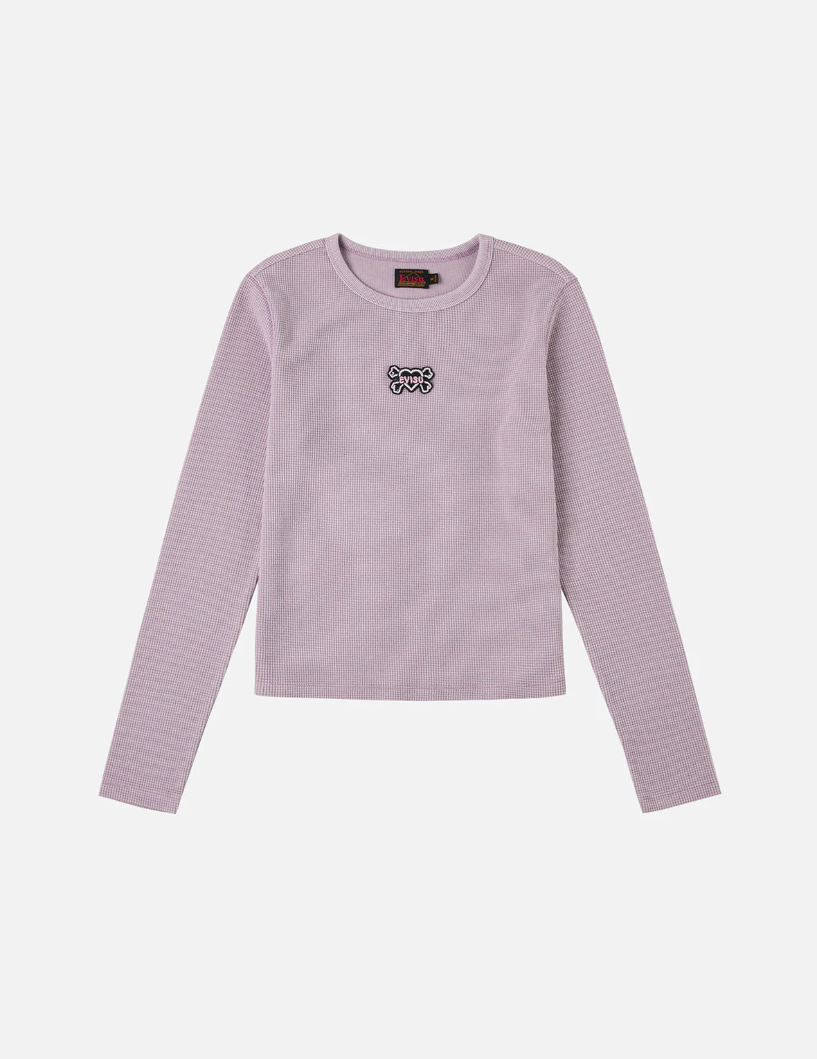 Heart-shaped Skull EVISU Patch Embroidery Fashion Fit Long-sleeve Top - Image 5