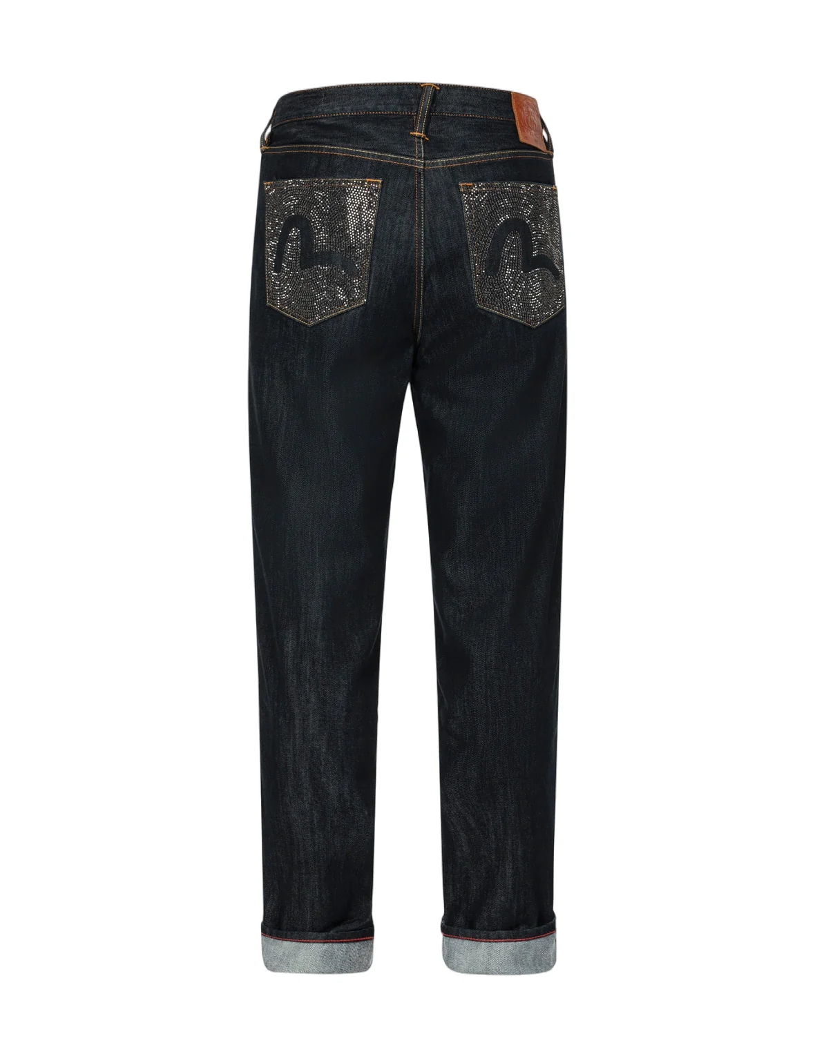 Heat Transfer Stone Hollow-out Seagull Fashion Fit Jeans - Image 10