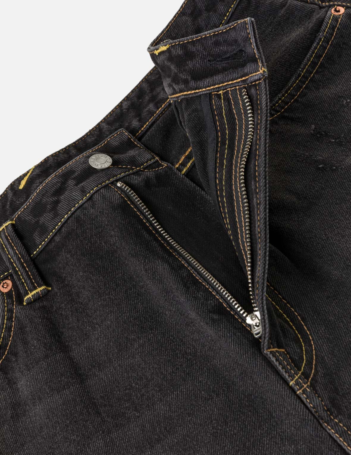 Distressed Washed Seagull Embroidery Jorts - Image 10