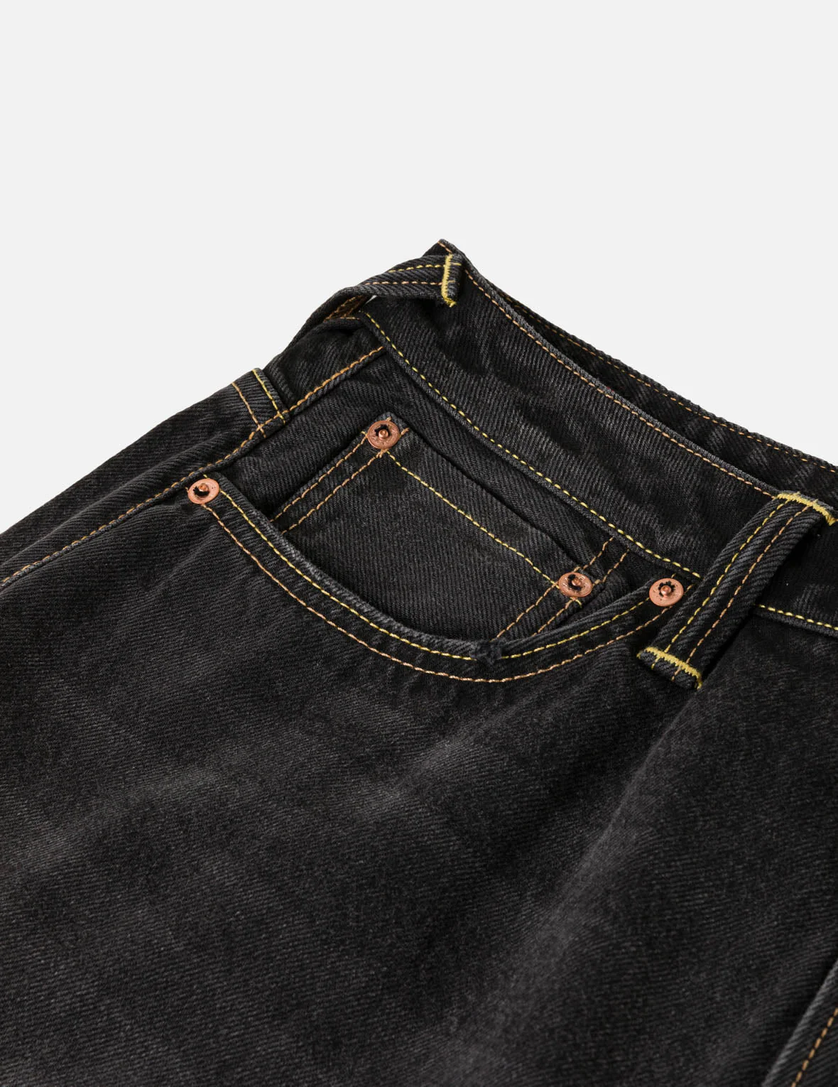 Distressed Washed Seagull Embroidery Jorts - Image 11