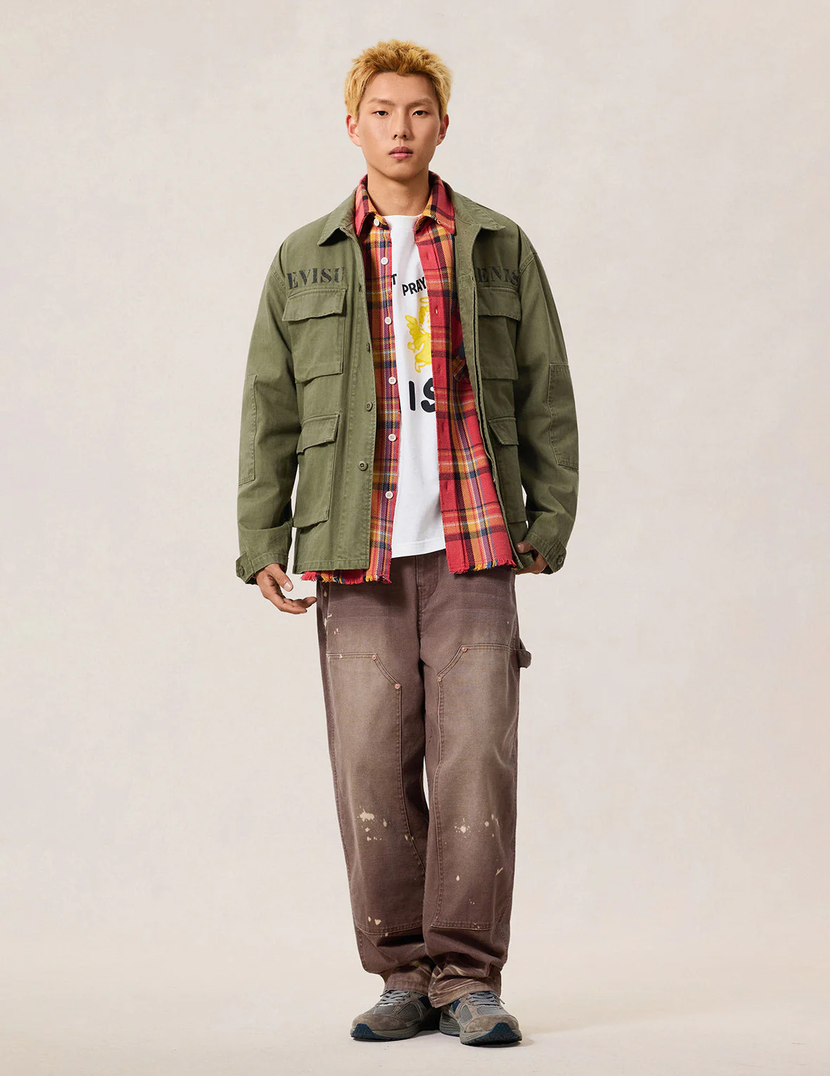 Heavy Washed And Distressed Daicock Jeans - Image 10
