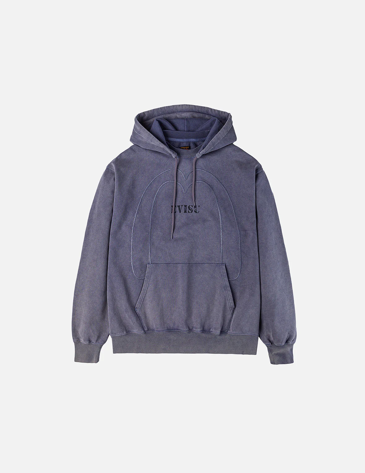 Heavy Washed Daicock Embroidery Regular Fit Hoodie - Image 3