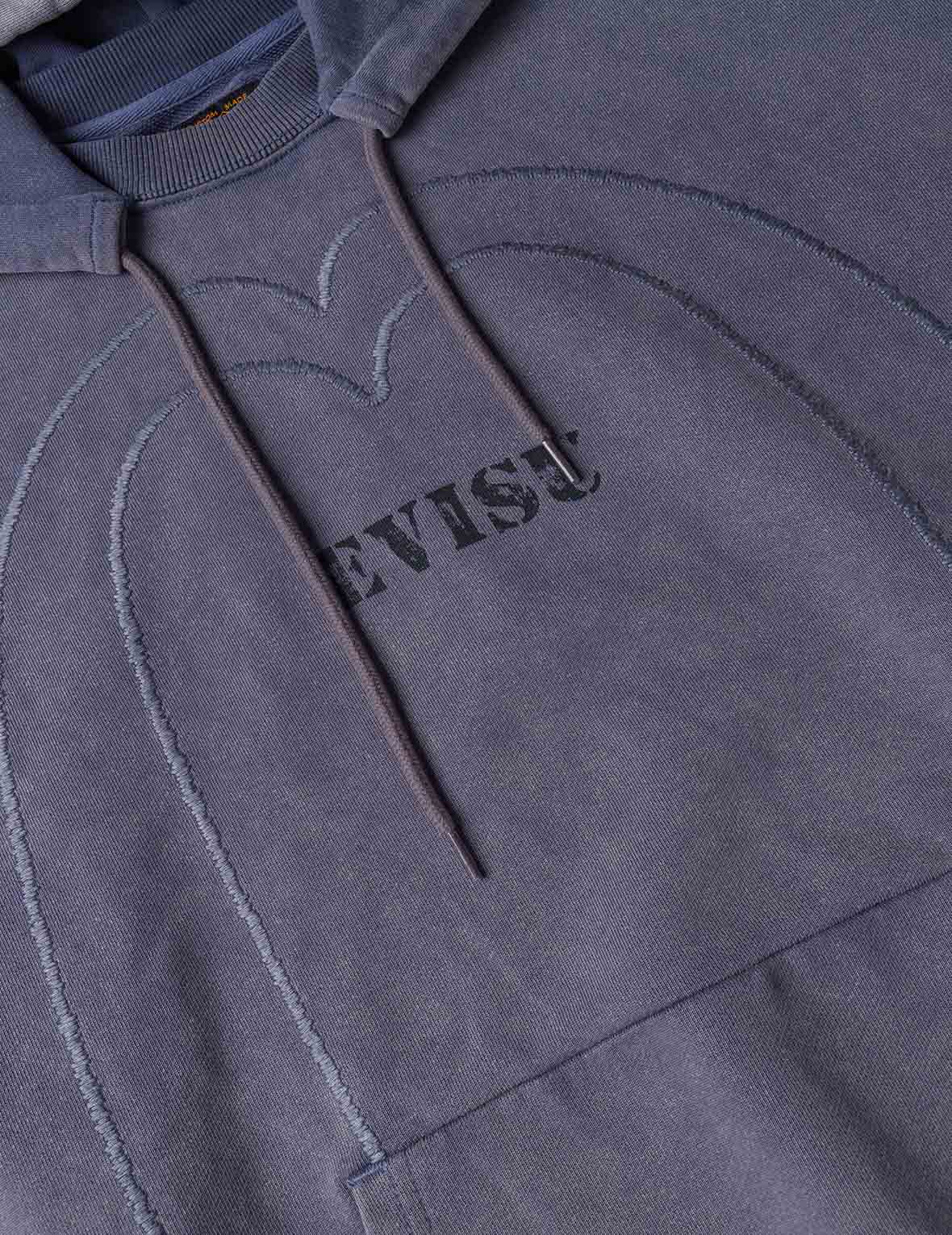Heavy Washed Daicock Embroidery Regular Fit Hoodie - Image 7