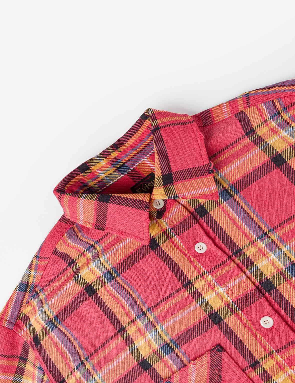 Heavy Washed Distressed Flannel Shirt - Image 12