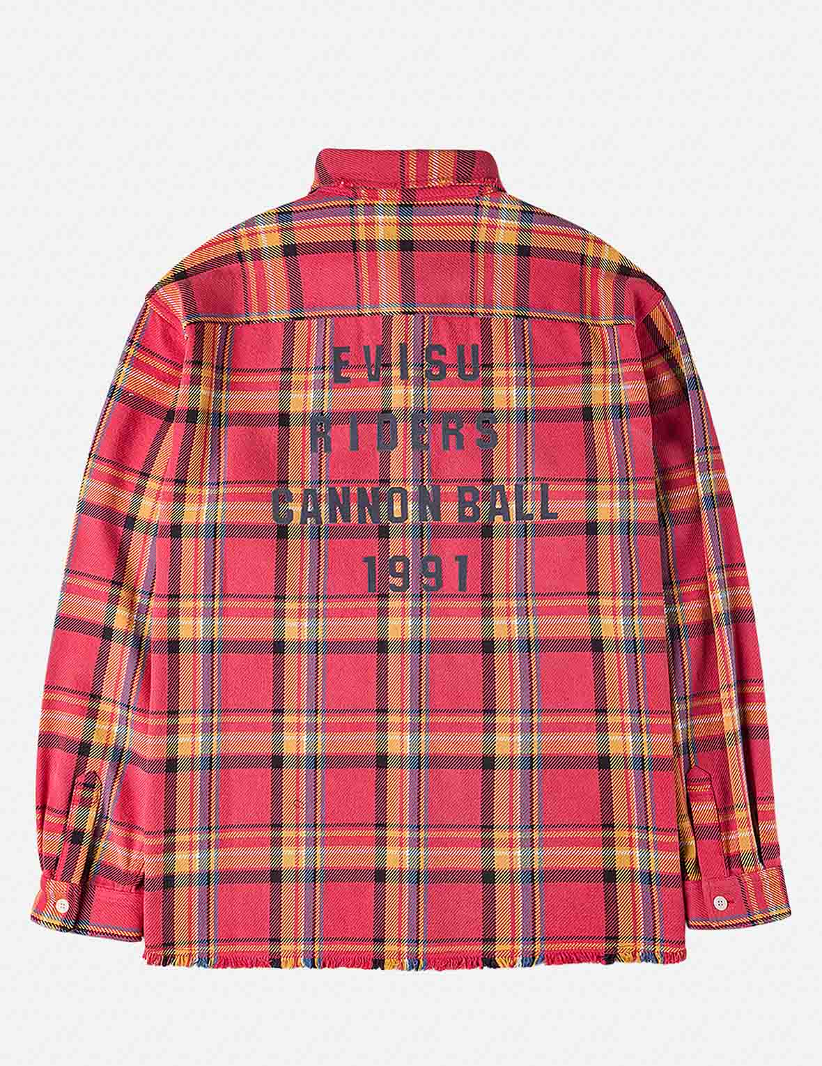 Heavy Washed Distressed Flannel Shirt - Image 4