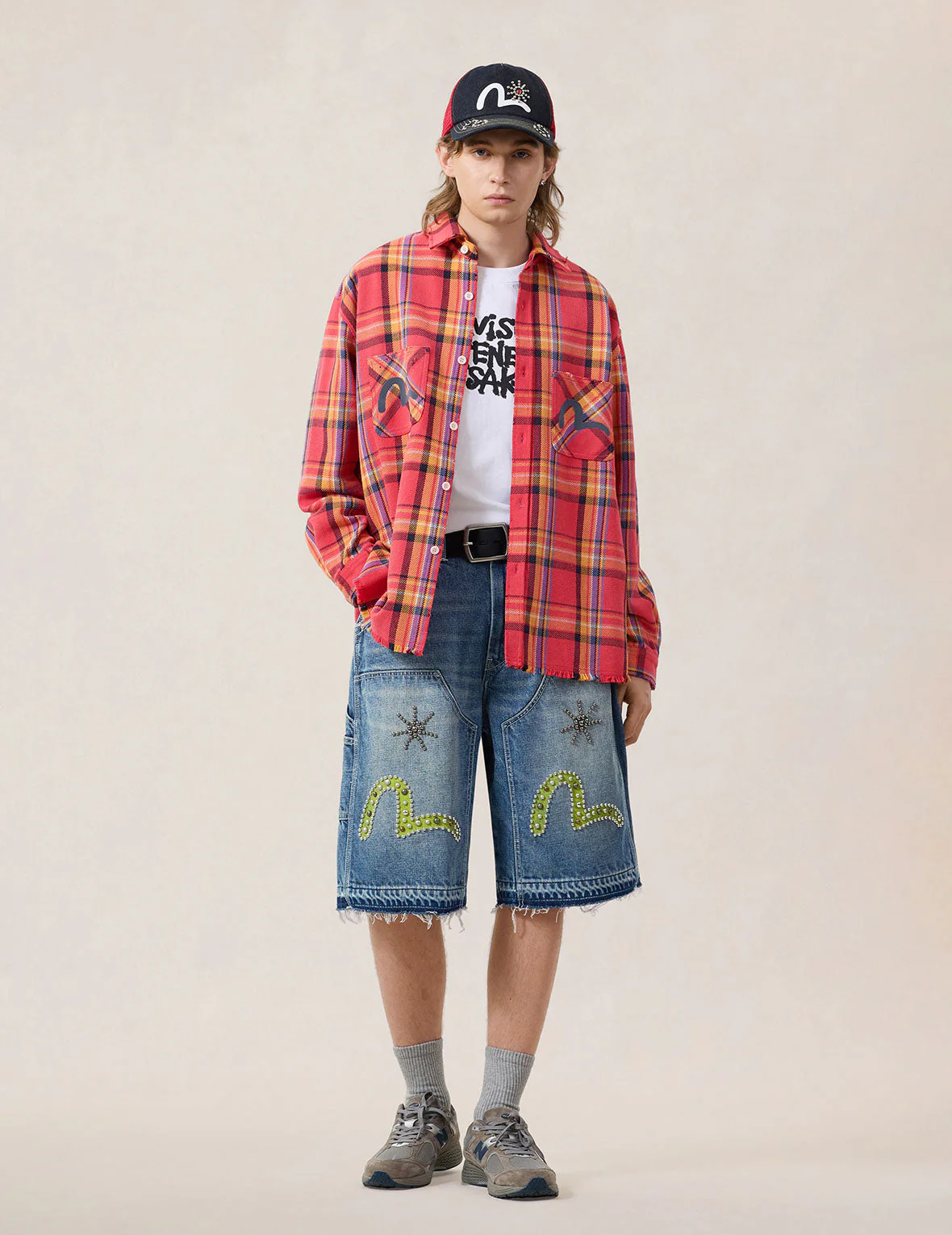 Heavy Washed Distressed Flannel Shirt - Image 7