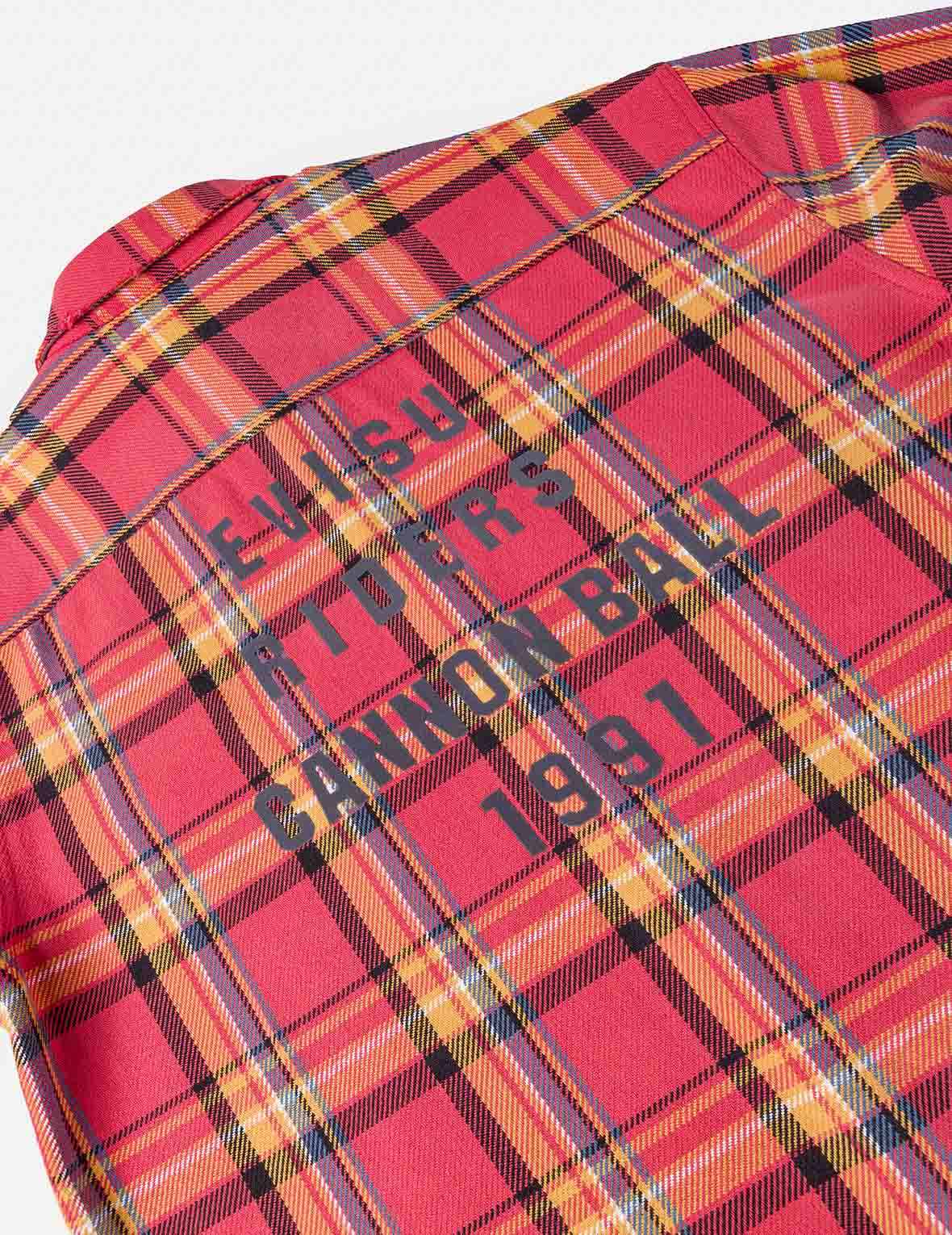 Heavy Washed Distressed Flannel Shirt - Image 9