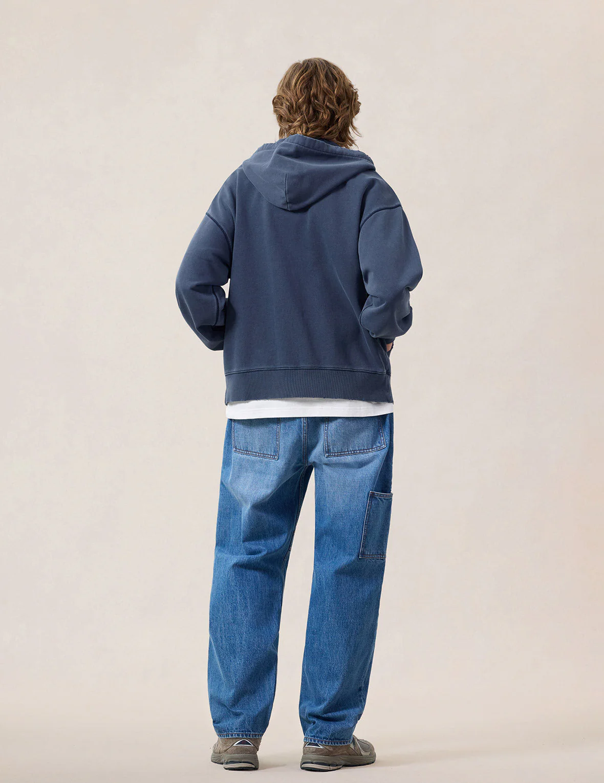 Heavy Washed and Distressed Hoodie - Image 6