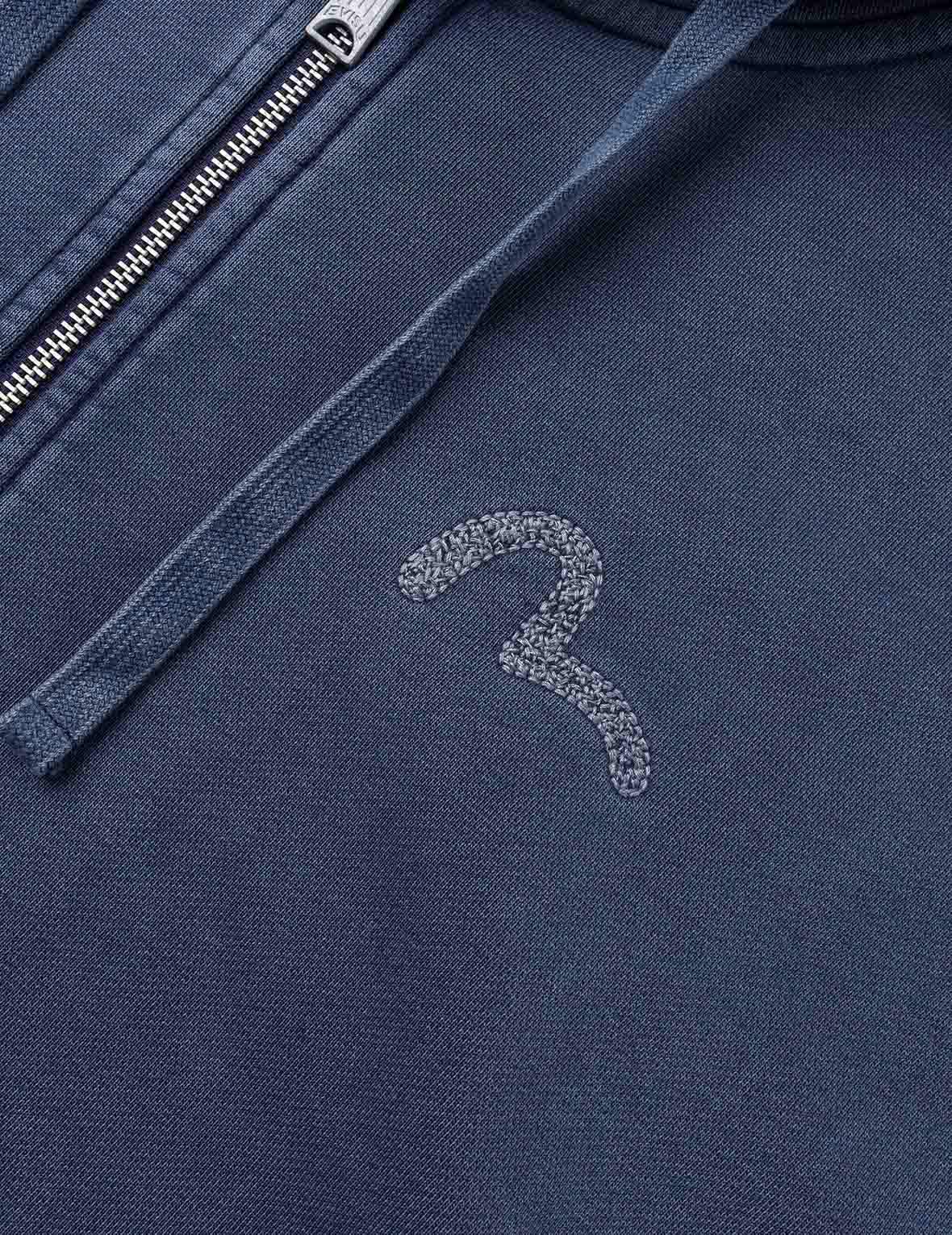 Heavy Washed and Distressed Hoodie - Image 7