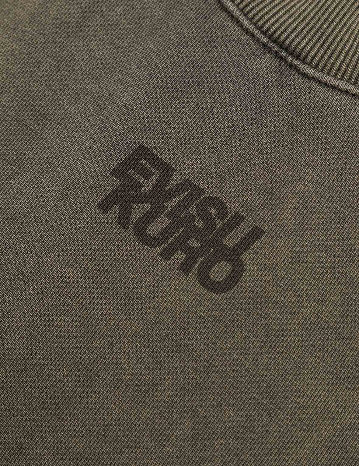 Heavy Washed Loose Fit Short-Sleeve Sweatshirt - Image 6
