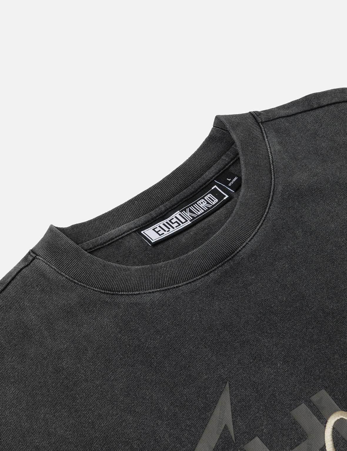 Heavy Washed Regular Fit 2-in-1 Long-Sleeve T-Shirt - Image 5