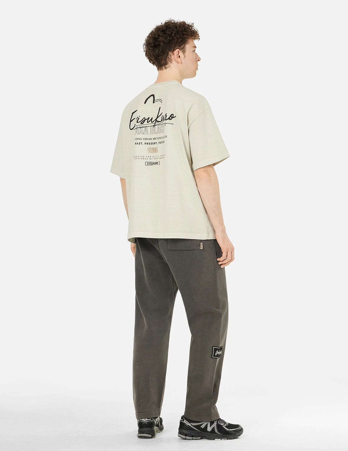 Heavy Washed Relax Fit Sweatpants - Image 4
