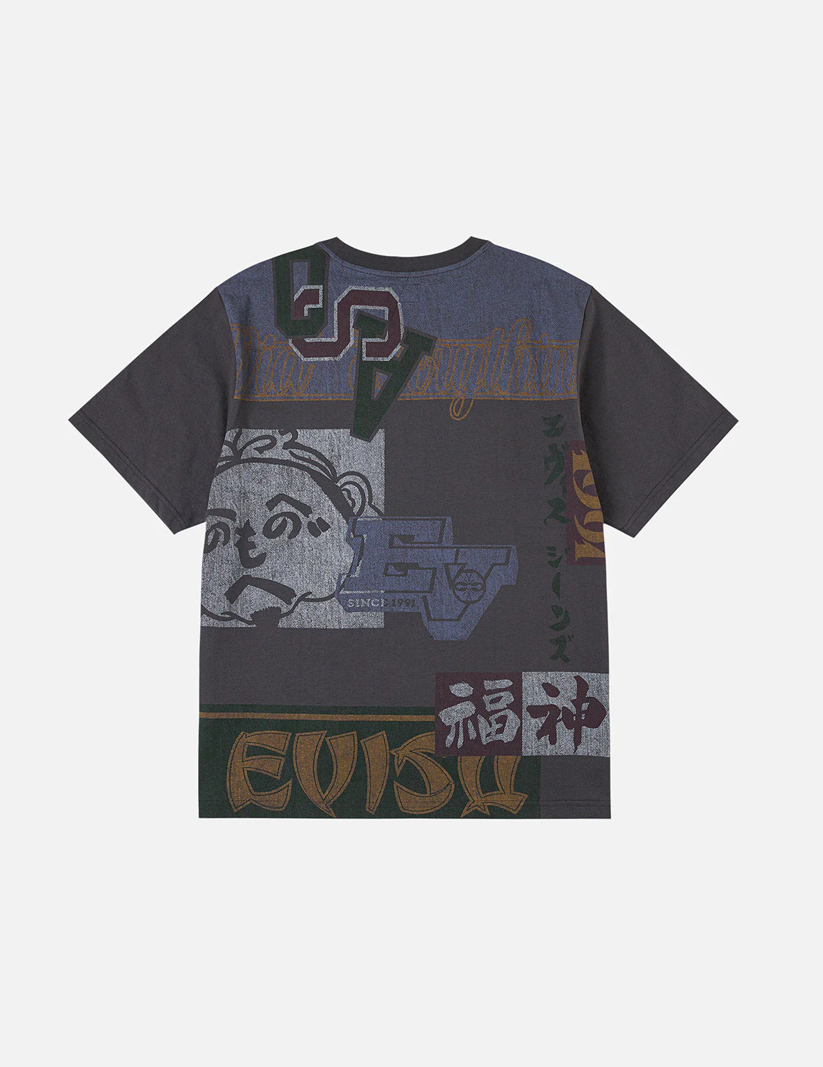 Henohenomohe Godhead and Logo Regular Fit T-shirt - Image 4