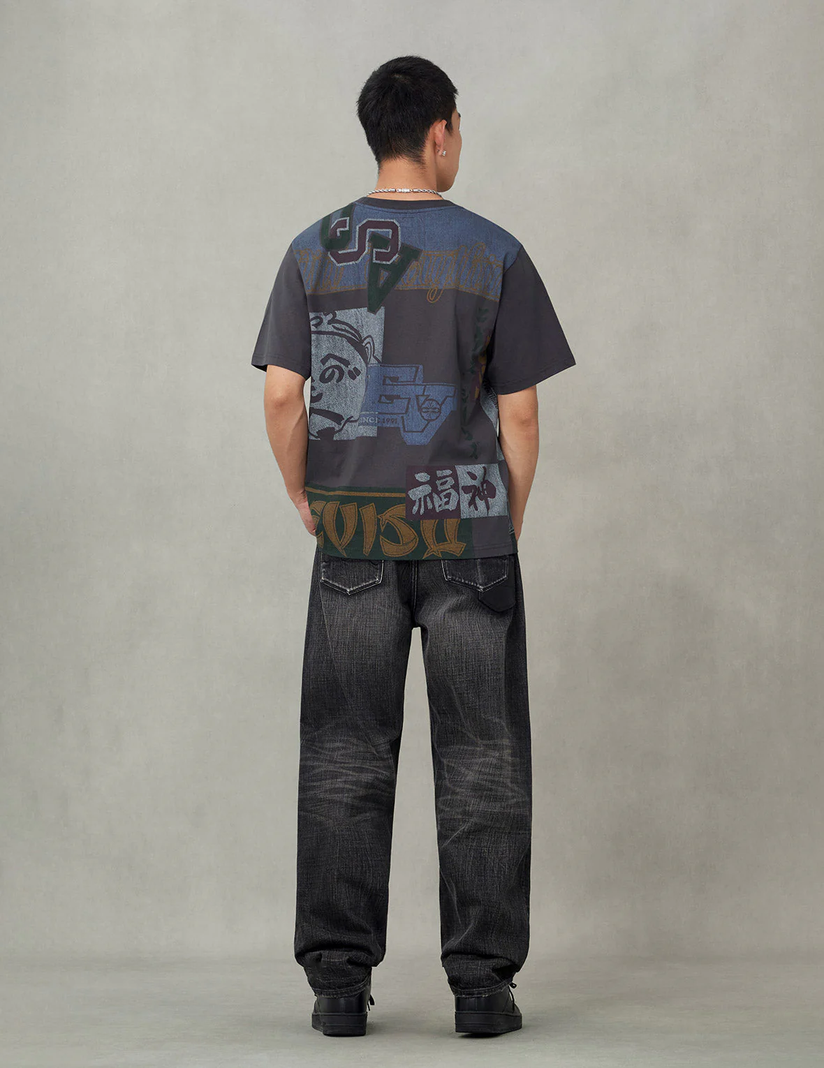 Henohenomohe Godhead and Logo Regular Fit T-shirt - Image 6