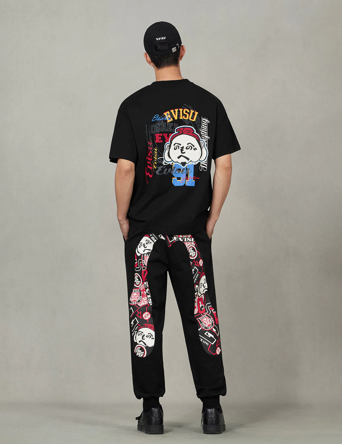 Henohenomohe Godhead Daicock Print Regular Fit Sweatpants - Image 12