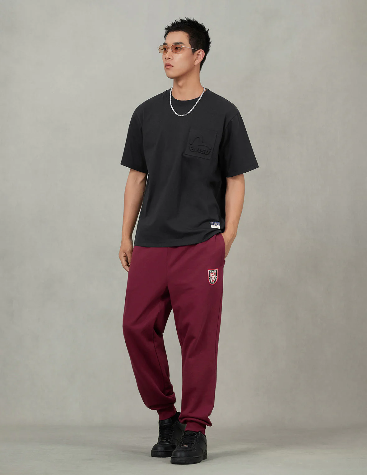 Henohenomohe Godhead Daicock Print Regular Fit Sweatpants - Image 9