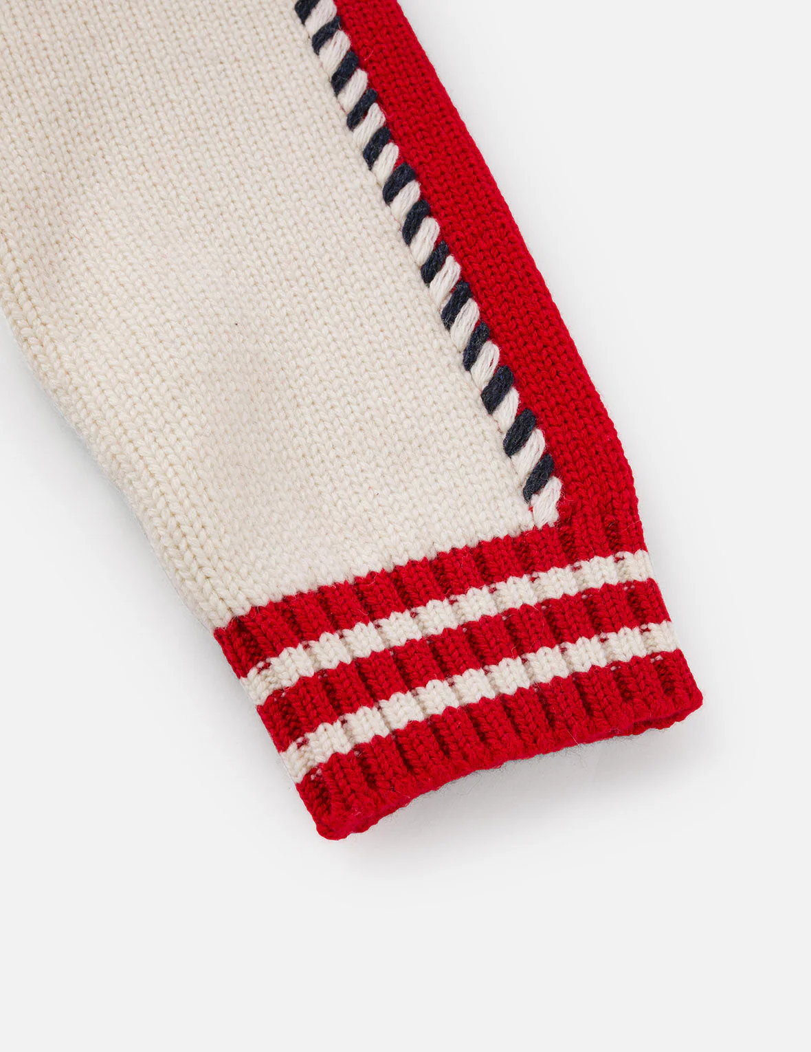 Henohenomohe Godhead Intarsia Knit Relax Fit Cardigan - Image 27