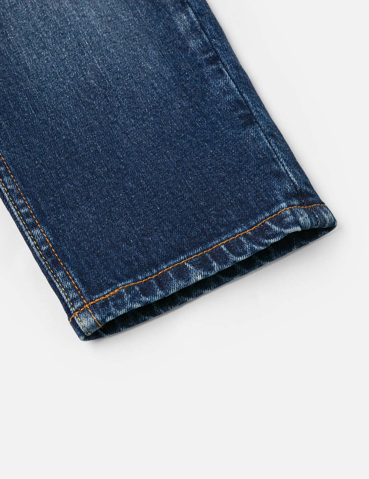 Hollow Fuzzy Cat and Seagull Embroidery Relax Fit Jeans - Image 12