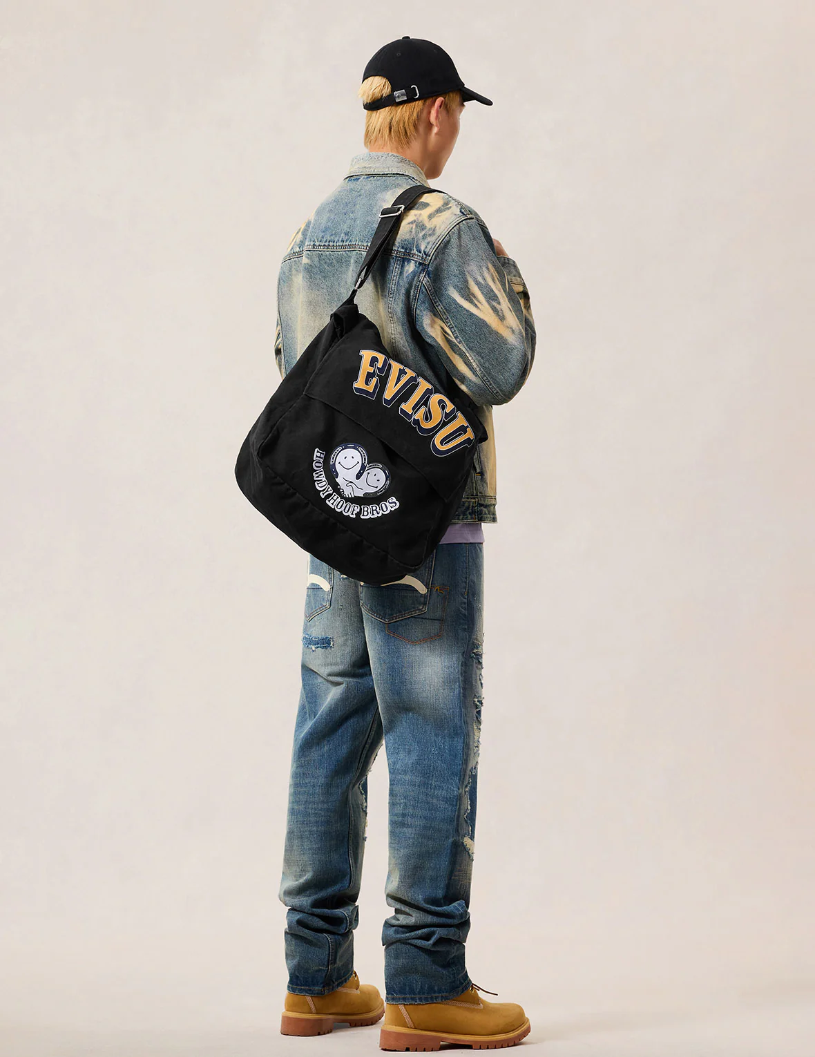 Howdy Hoof Bros Heavy Washed Messenger Bag - Image 6