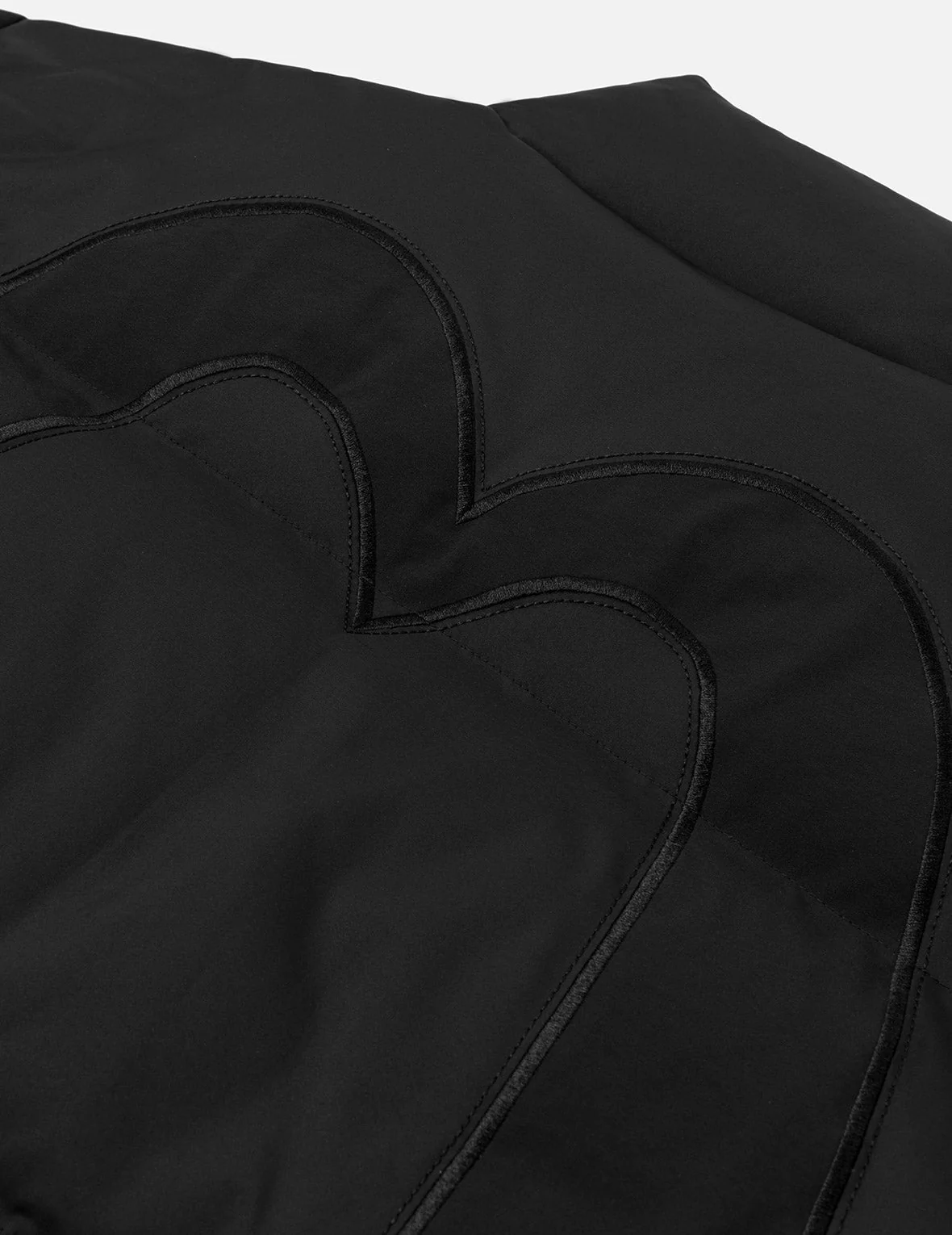 Inserted Daicock Embroidery Regular Fit Down Jacket - Image 13