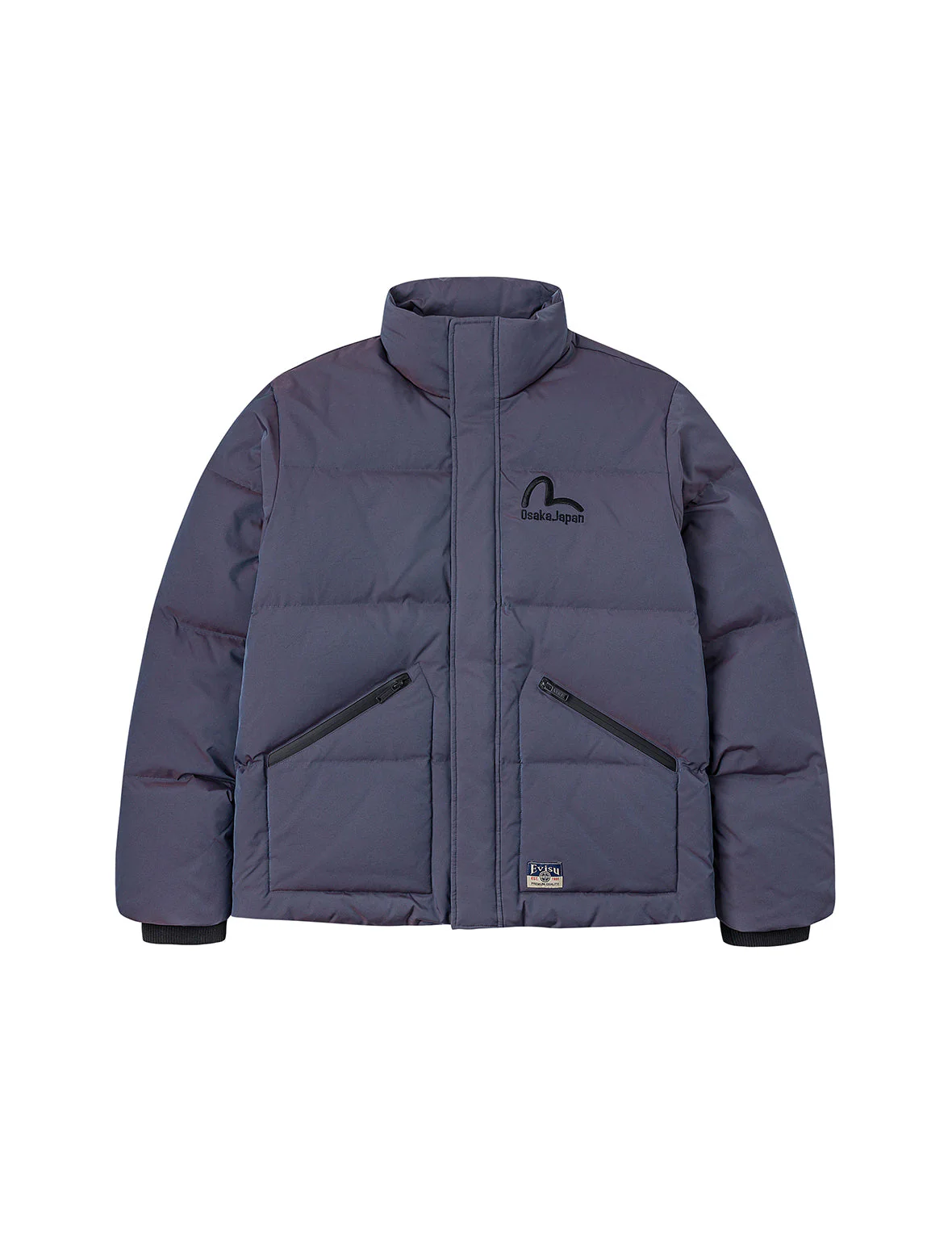 Inserted Daicock Embroidery Regular Fit Down Jacket - Image 4