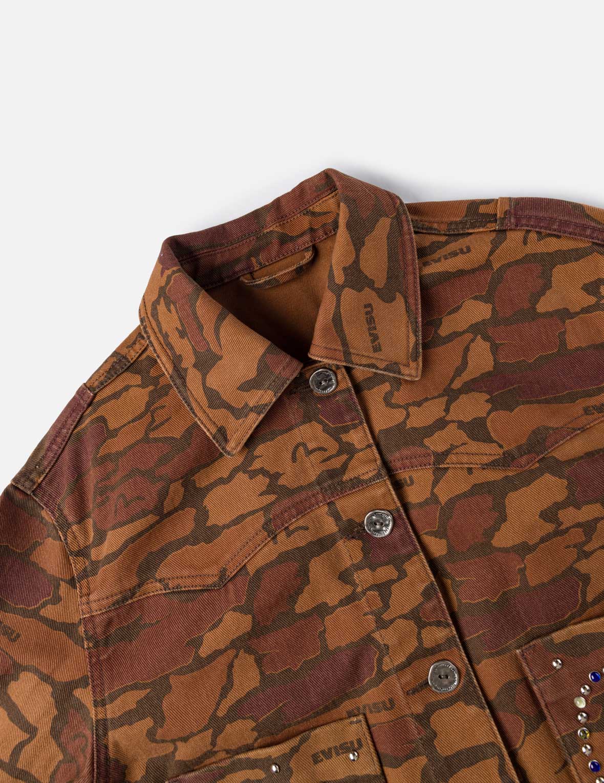 Ishigaki Camouflage Denim Jacket - Image 8
