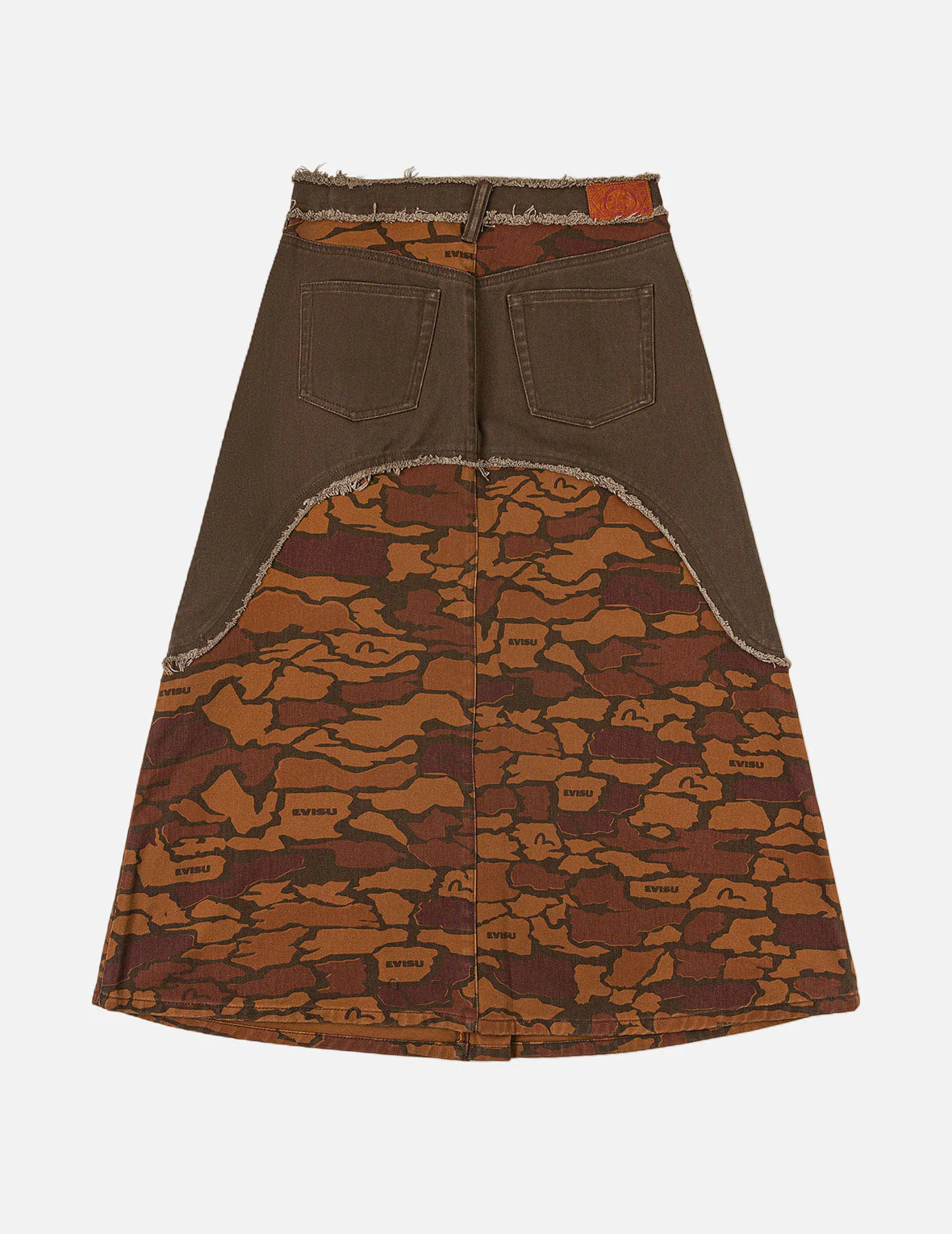 Ishigaki Camouflage Denim Skirt - Image 4