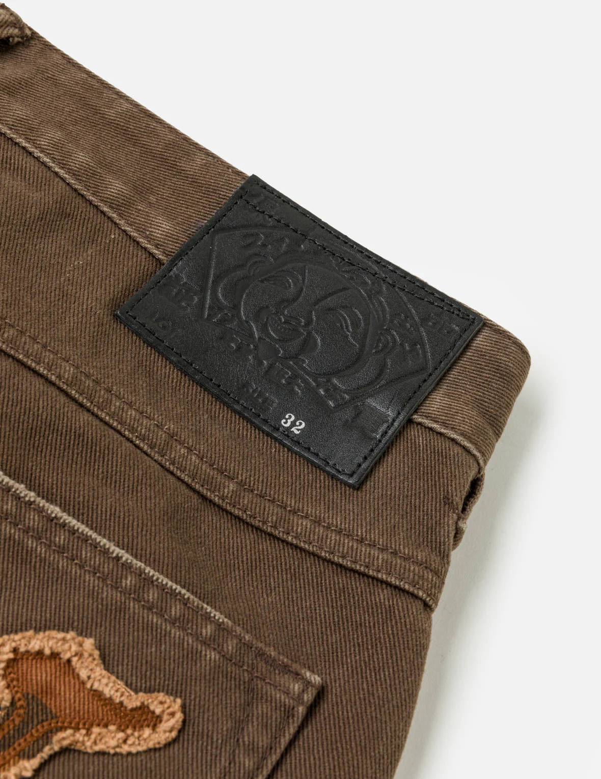 Ishigaki Camouflage Patchwork Denim Shorts - Image 10