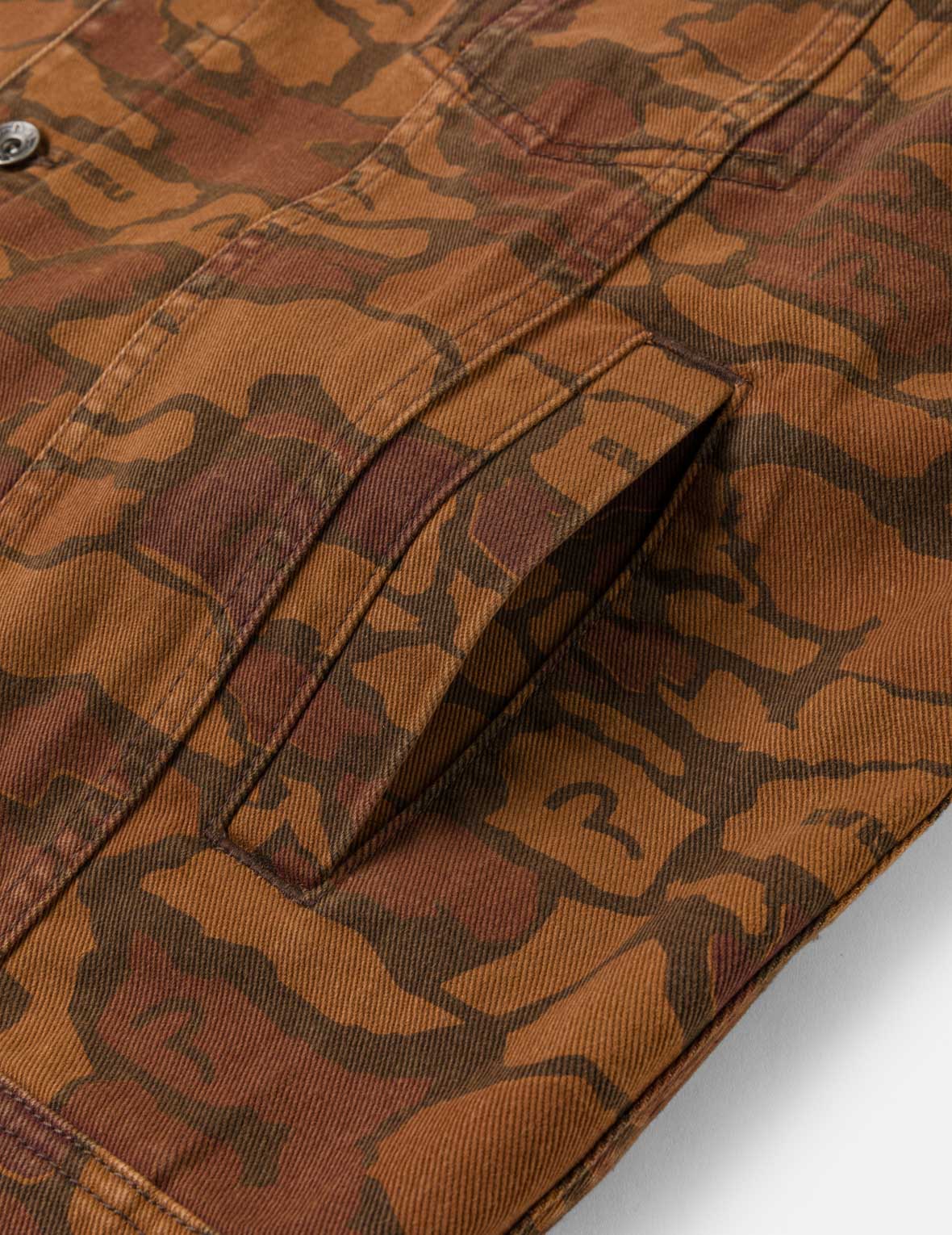 All-over Ishigaki Camouflage Denim Jacket - Image 12