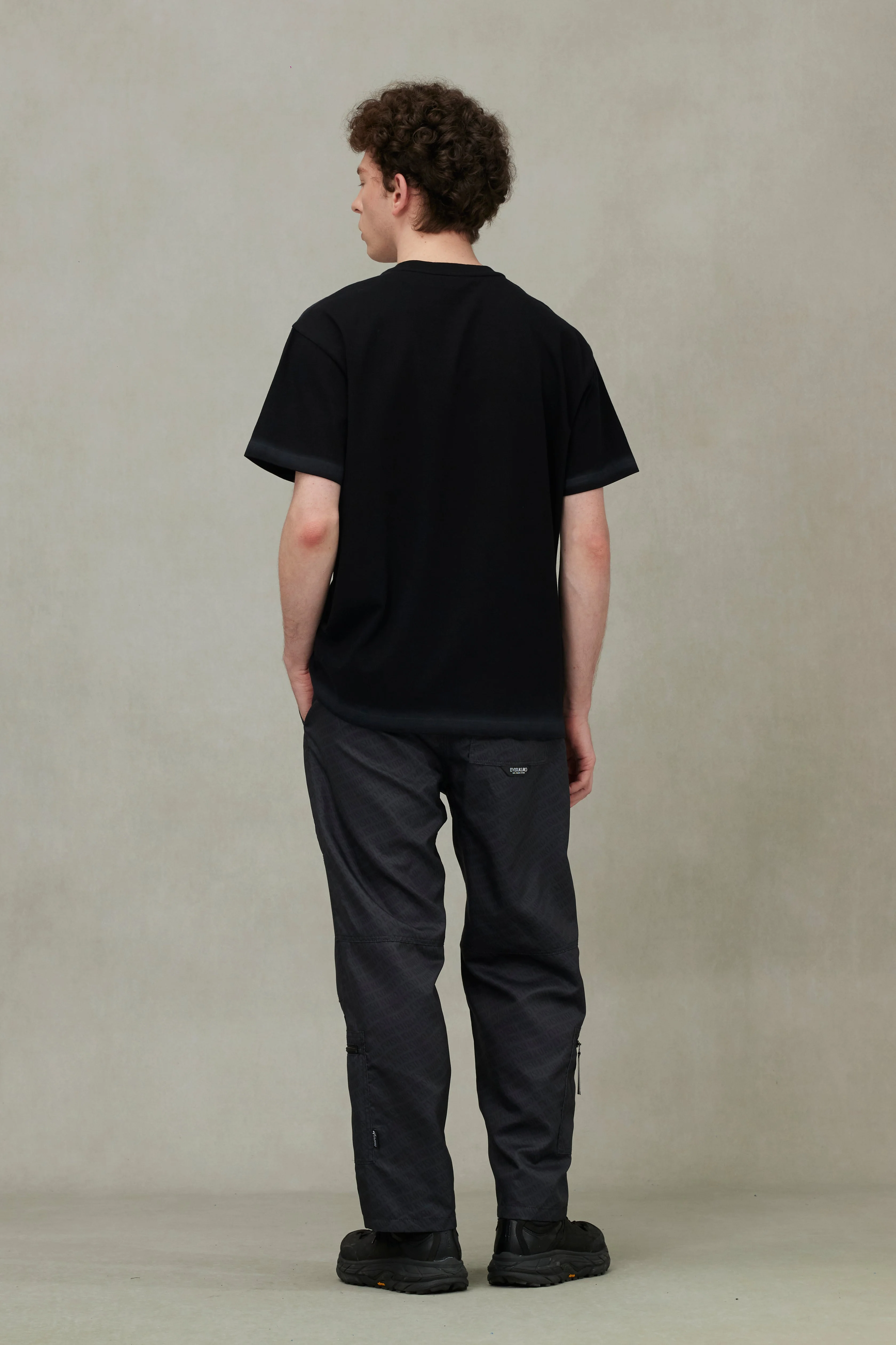 Japanese Appliqué Logo Embroidery Regular Fit T-shirt - Image 7