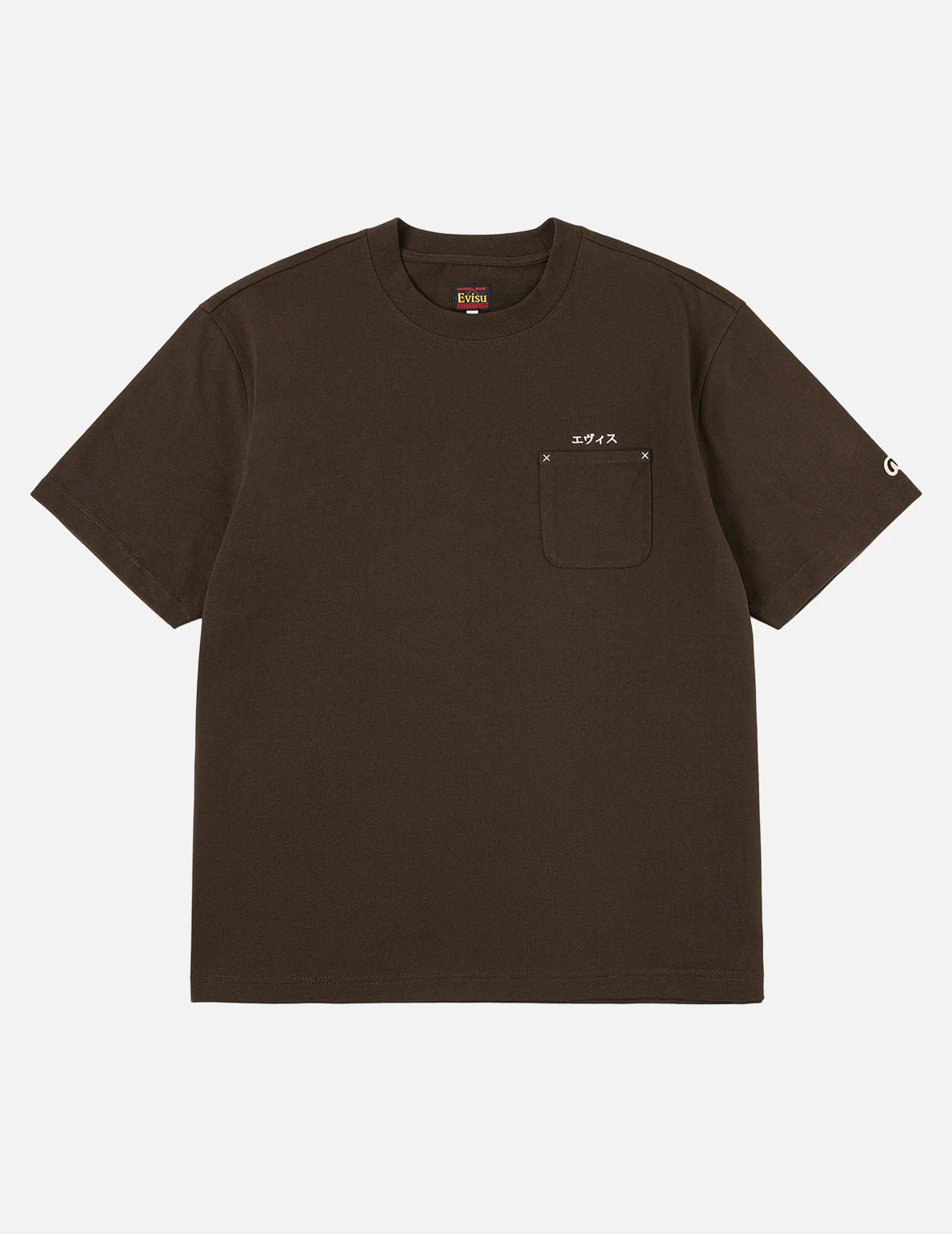 Japanese Logo Embroidery Pocket T-shirt - Image 8