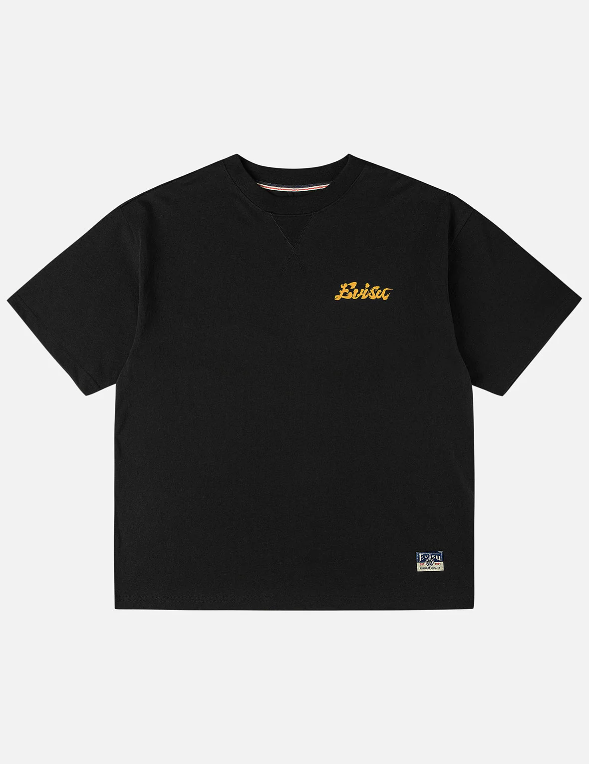 Japanese Kite Denim Patch Pocket T-shirt - Image 7