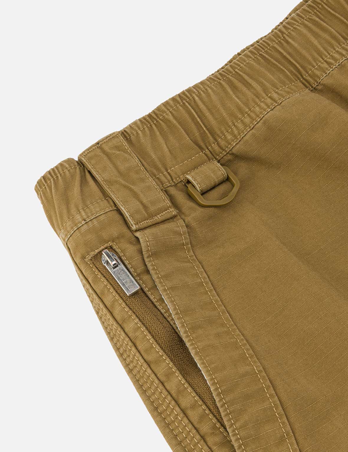 Kamon and "91" Appliqué Embroidery Regular Fit Cargo Shorts - Image 17