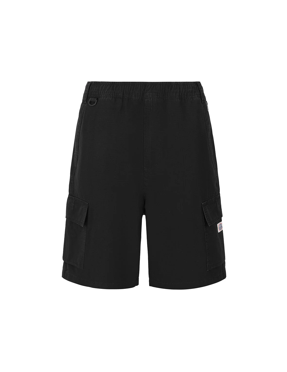 Kamon and "91" Appliqué Embroidery Regular Fit Cargo Shorts - Image 22