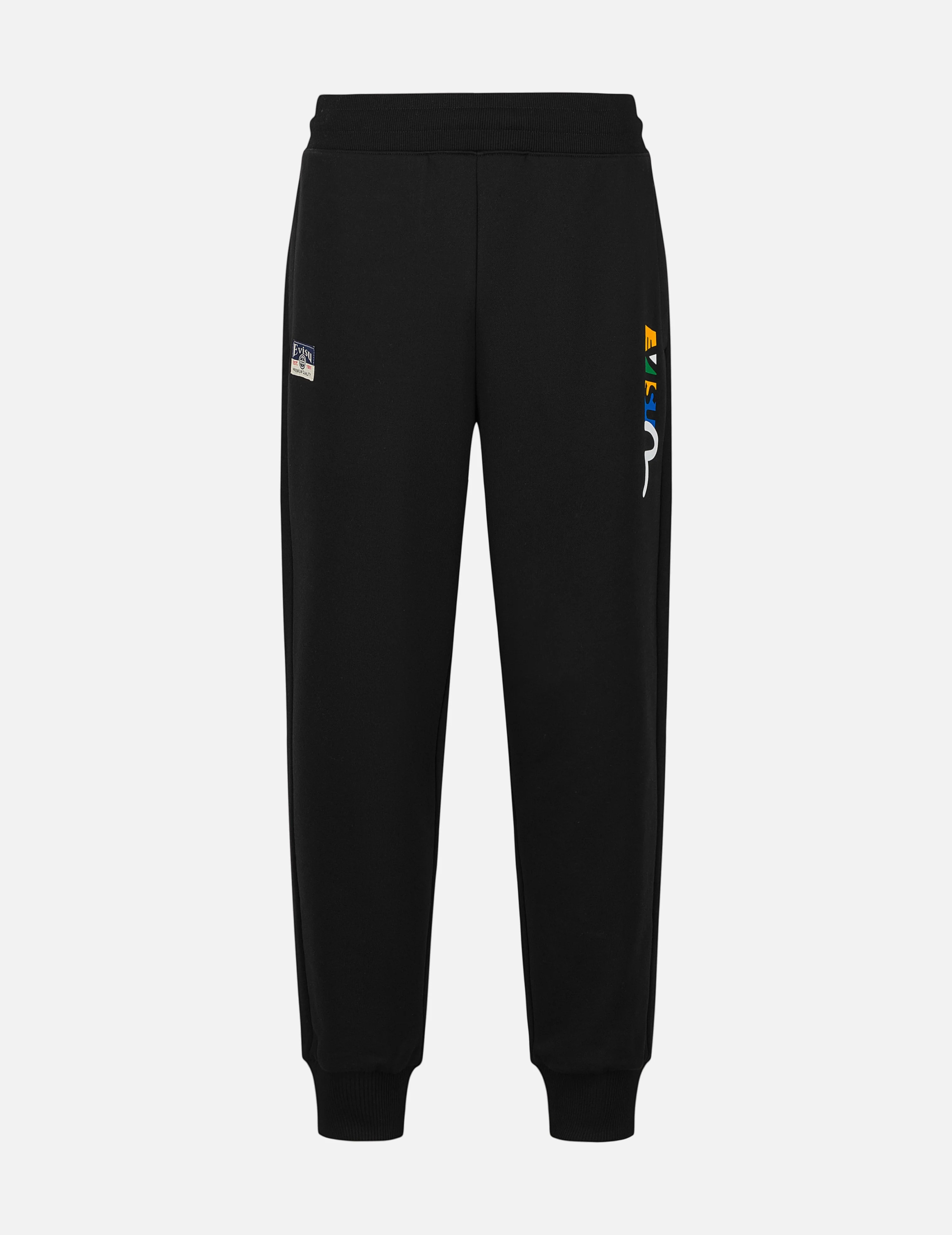 Kamon and Daruma Embroidery Pockets Regular Fit Sweatpants - Image 2