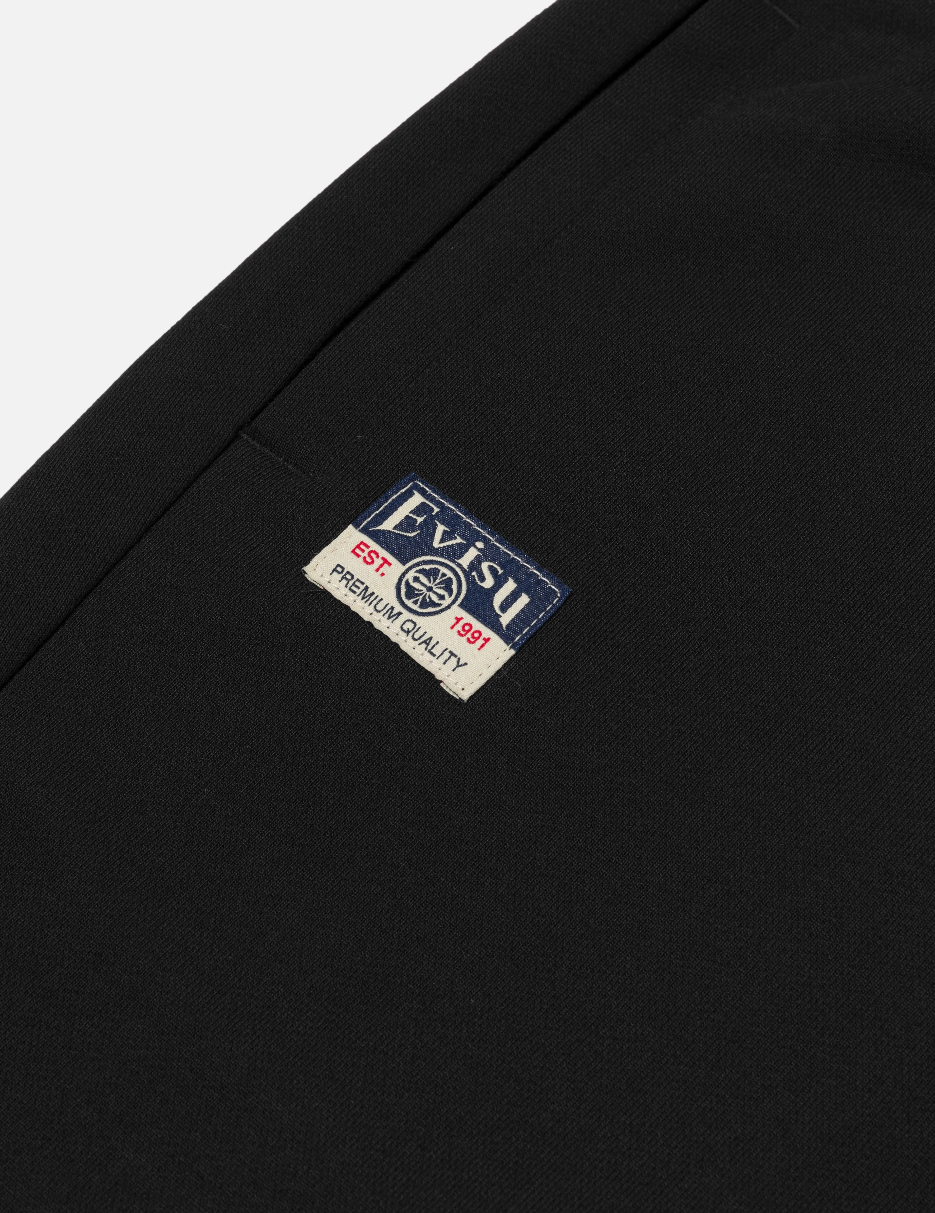 Kamon and Daruma Embroidery Pockets Regular Fit Sweatpants - Image 7
